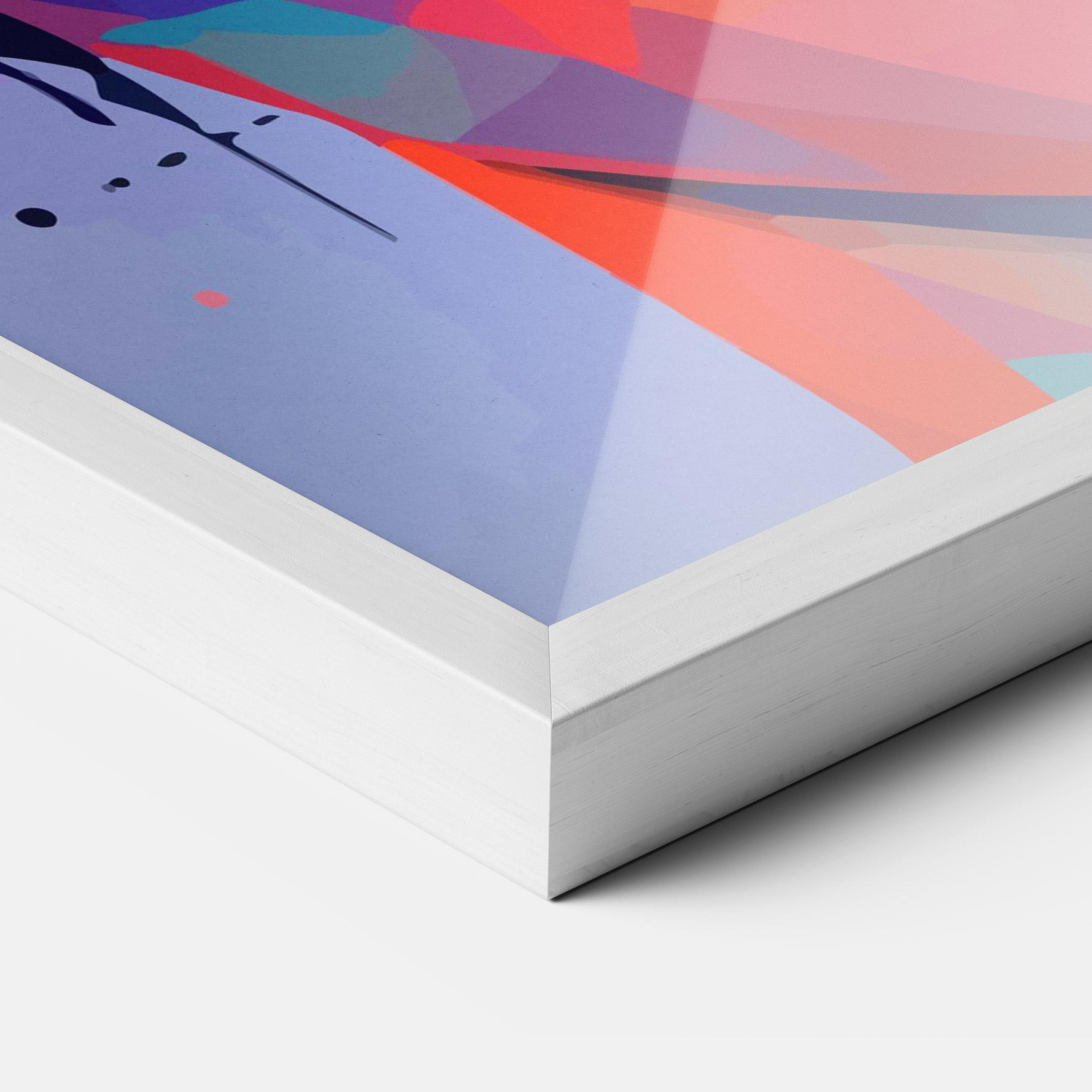 Рамкиран постер Internet Hyperrealism mockup 3