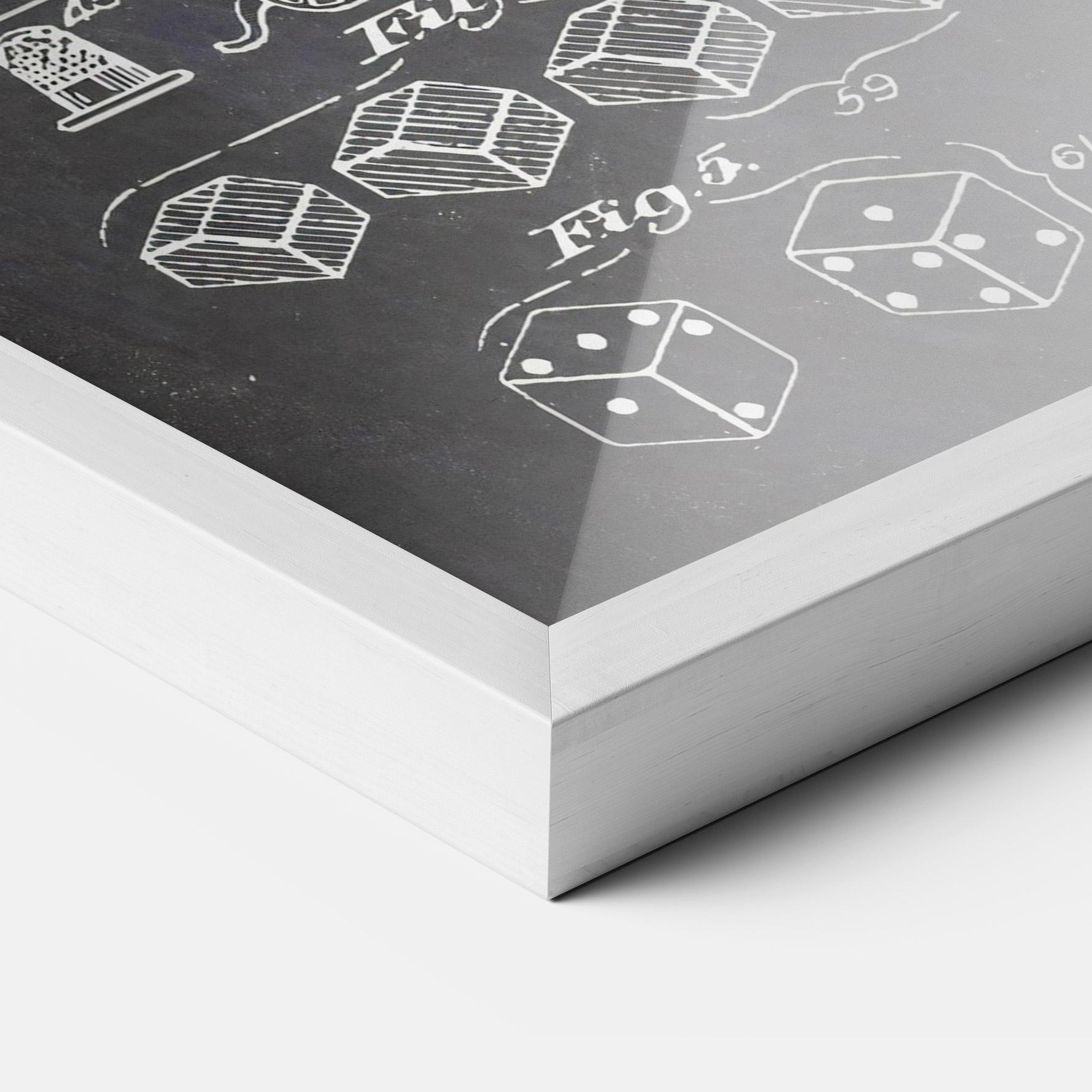 Рамкиран постер Monopoly Board mockup 3