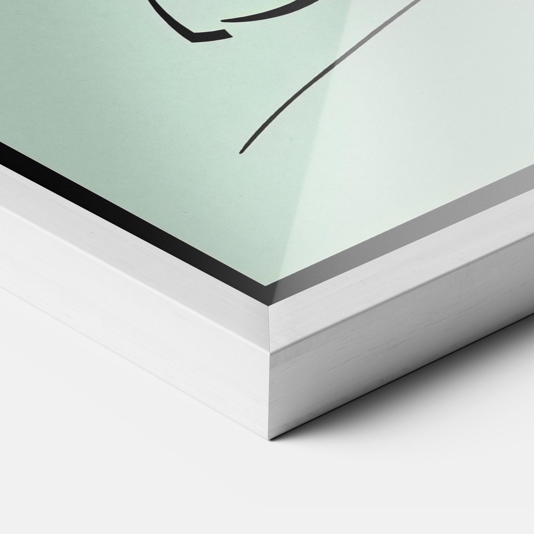 Рамкиран постер Patience mockup 3