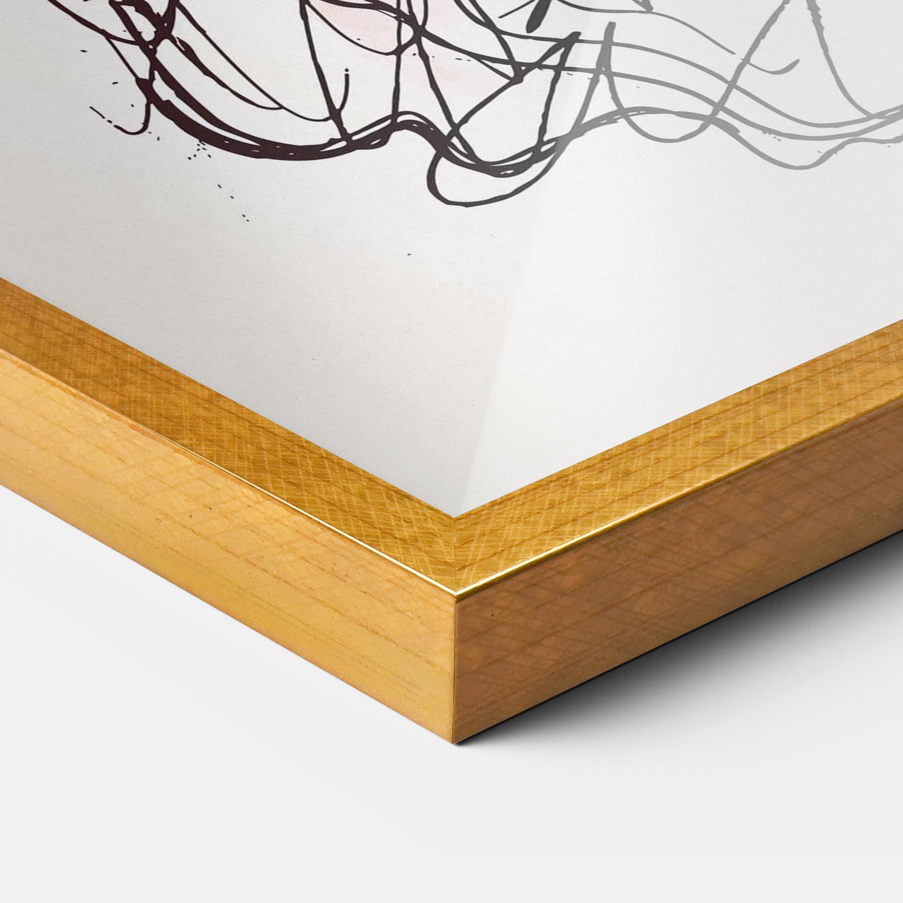 Рамкиран постер Chain Skeleton mockup 3