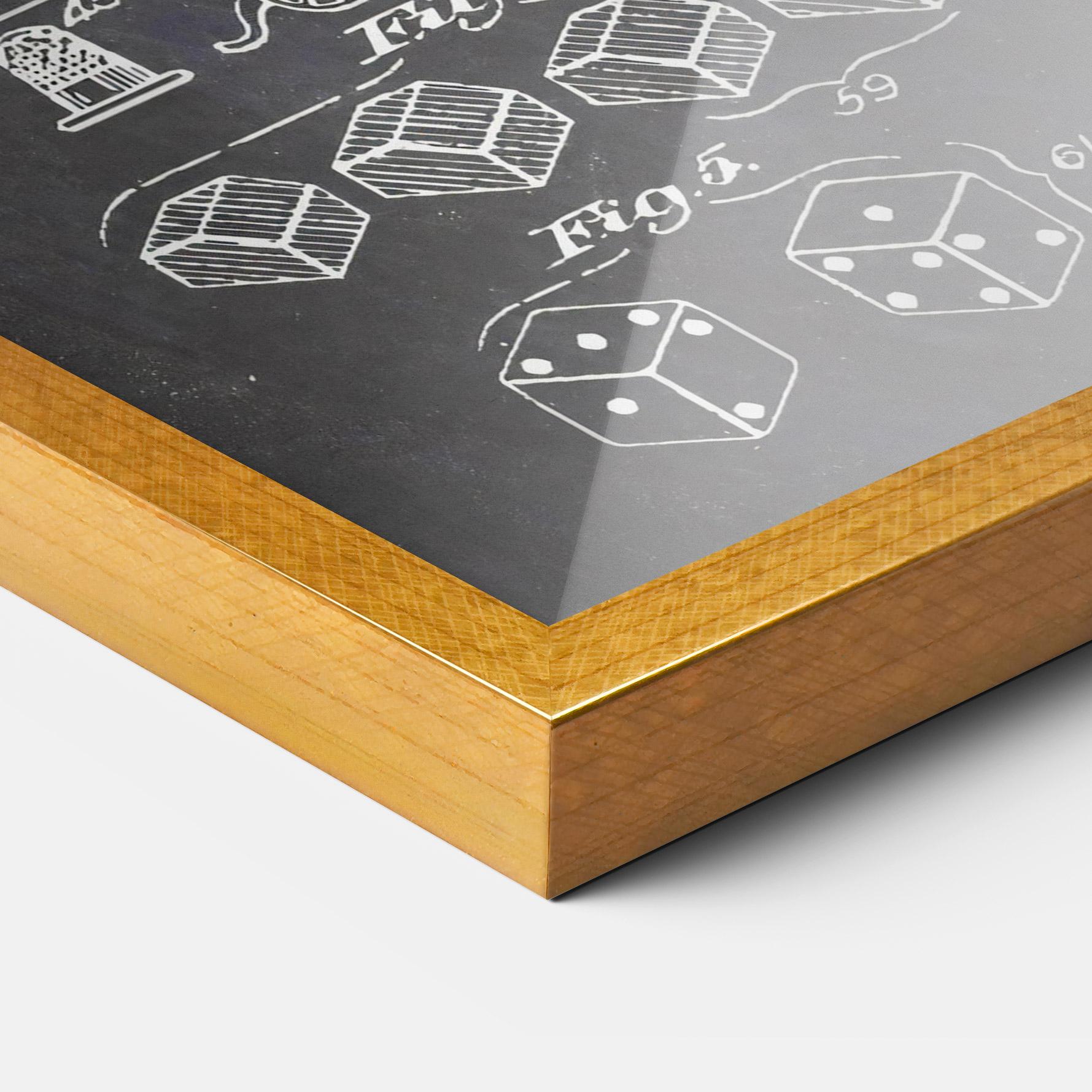 Рамкиран постер Monopoly Board mockup 3