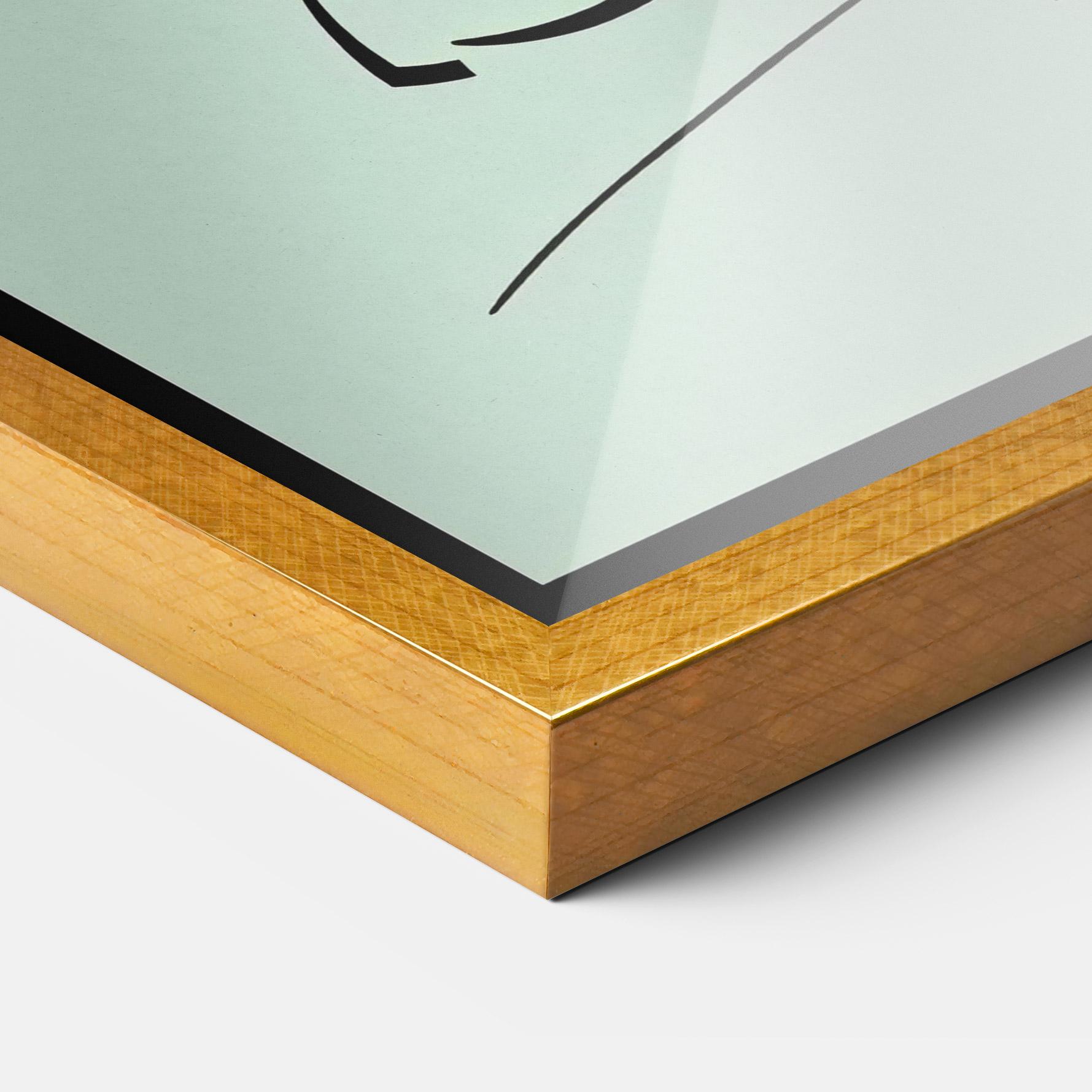 Рамкиран постер Patience mockup 3