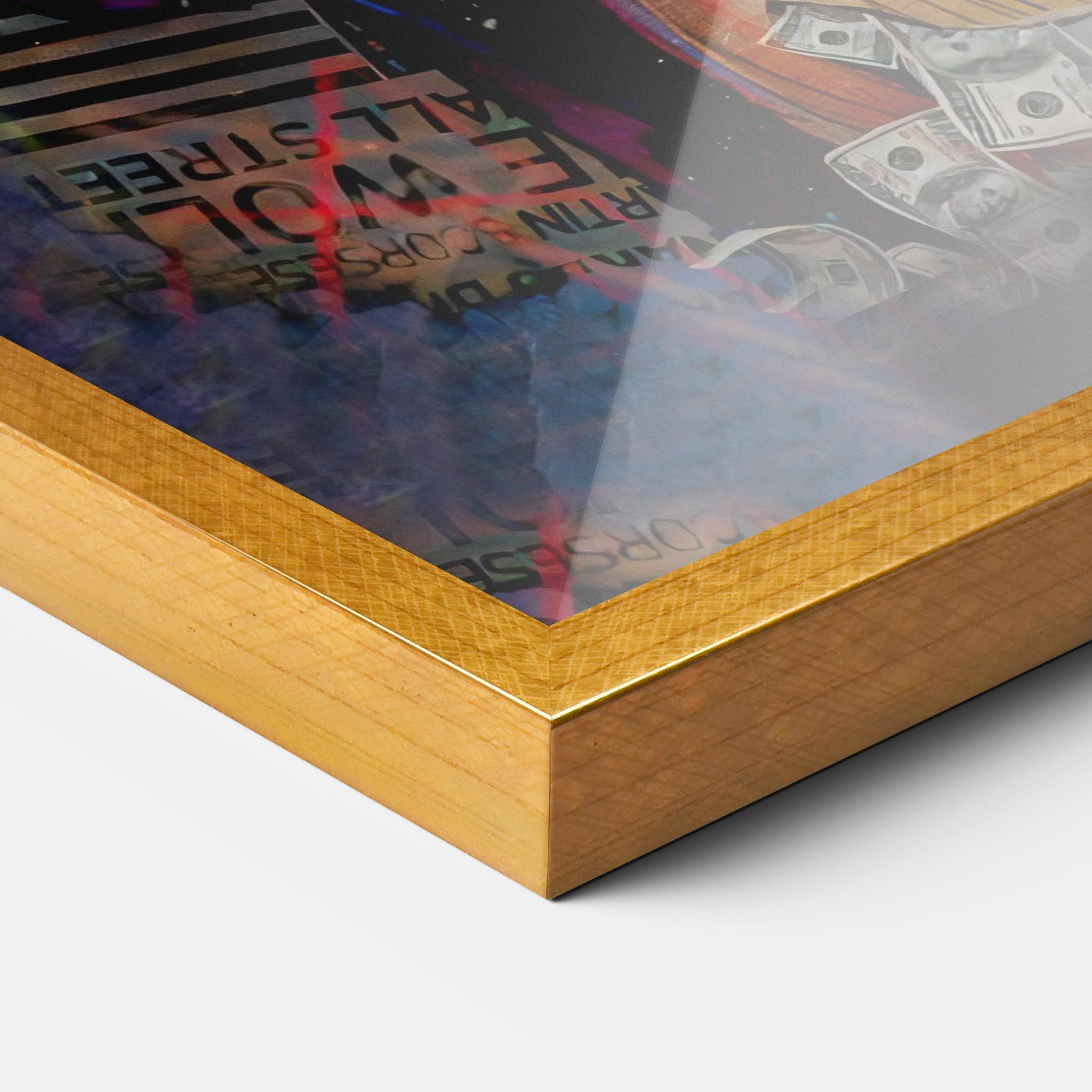 Рамкиран постер Silence Panda mockup 3