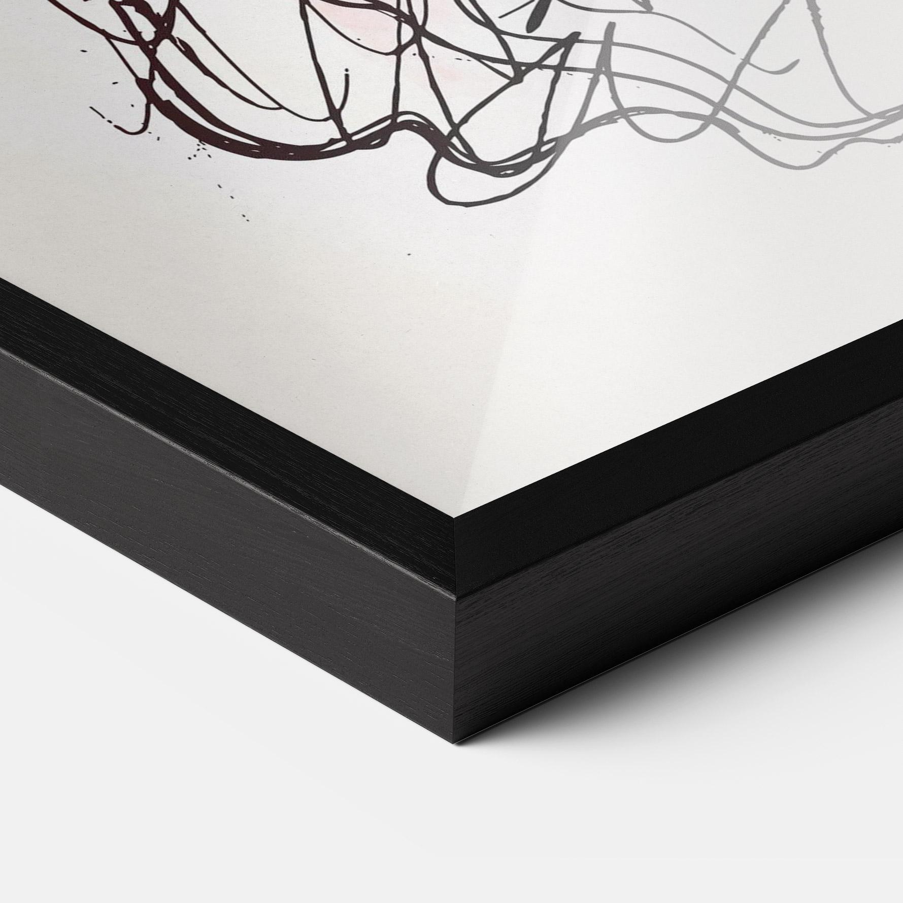 Рамкиран постер Chain Skeleton mockup 3