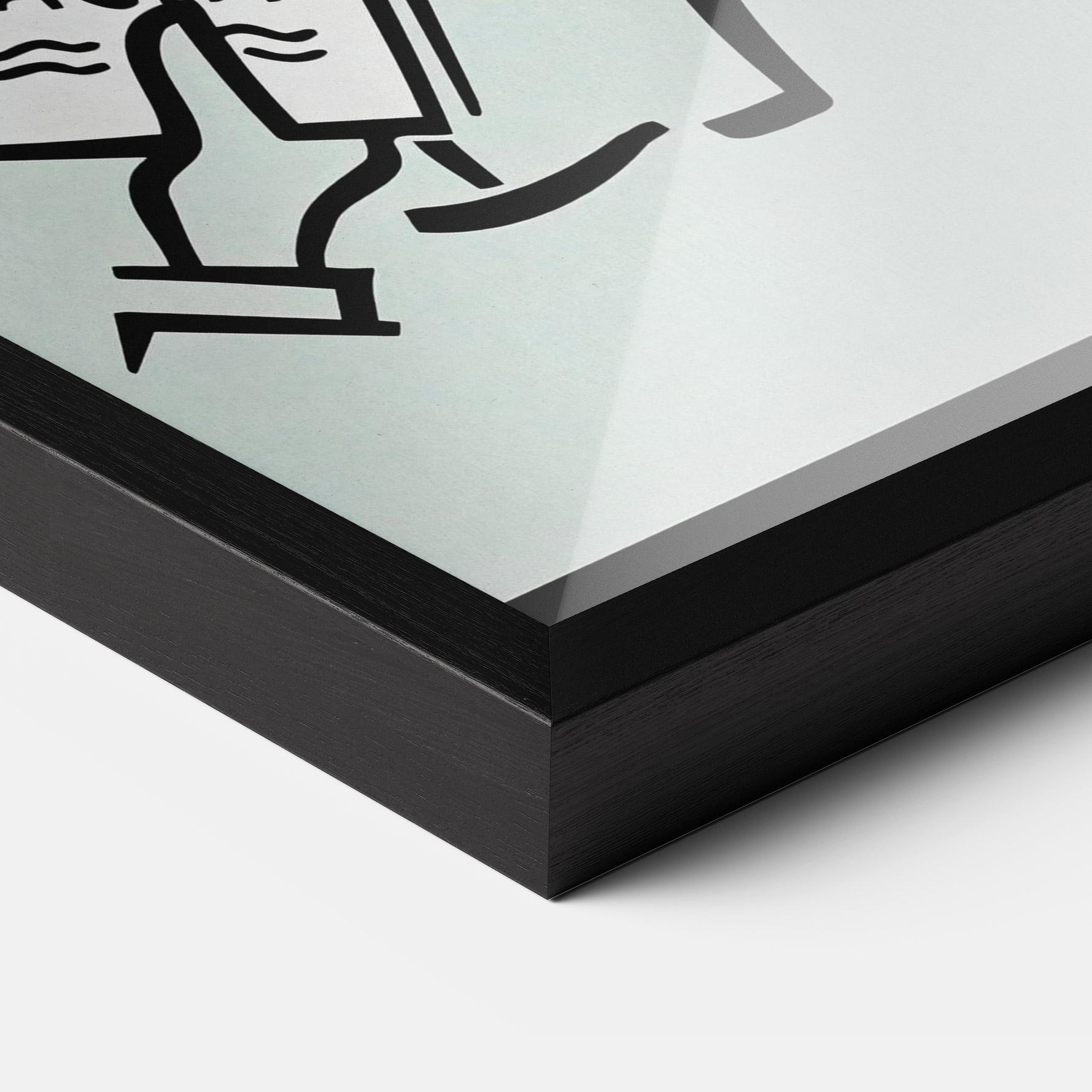 Рамкиран постер Happines mockup 3