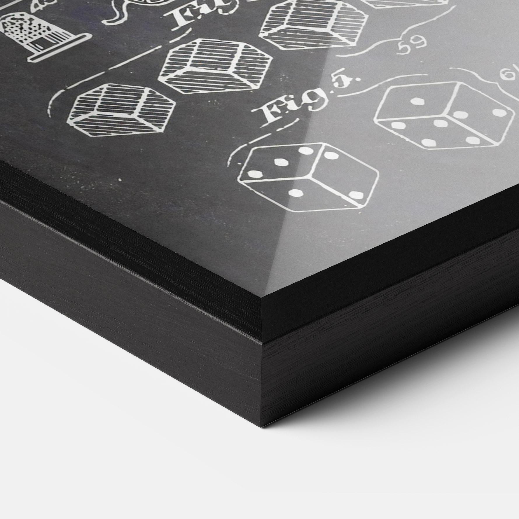 Рамкиран постер Monopoly Board mockup 3