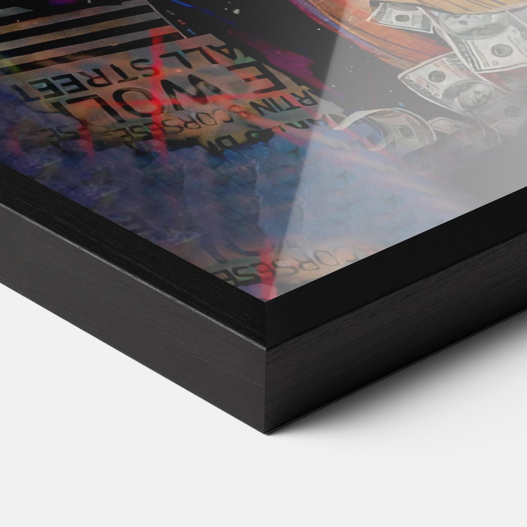 Рамкиран постер Silence Panda mockup 3