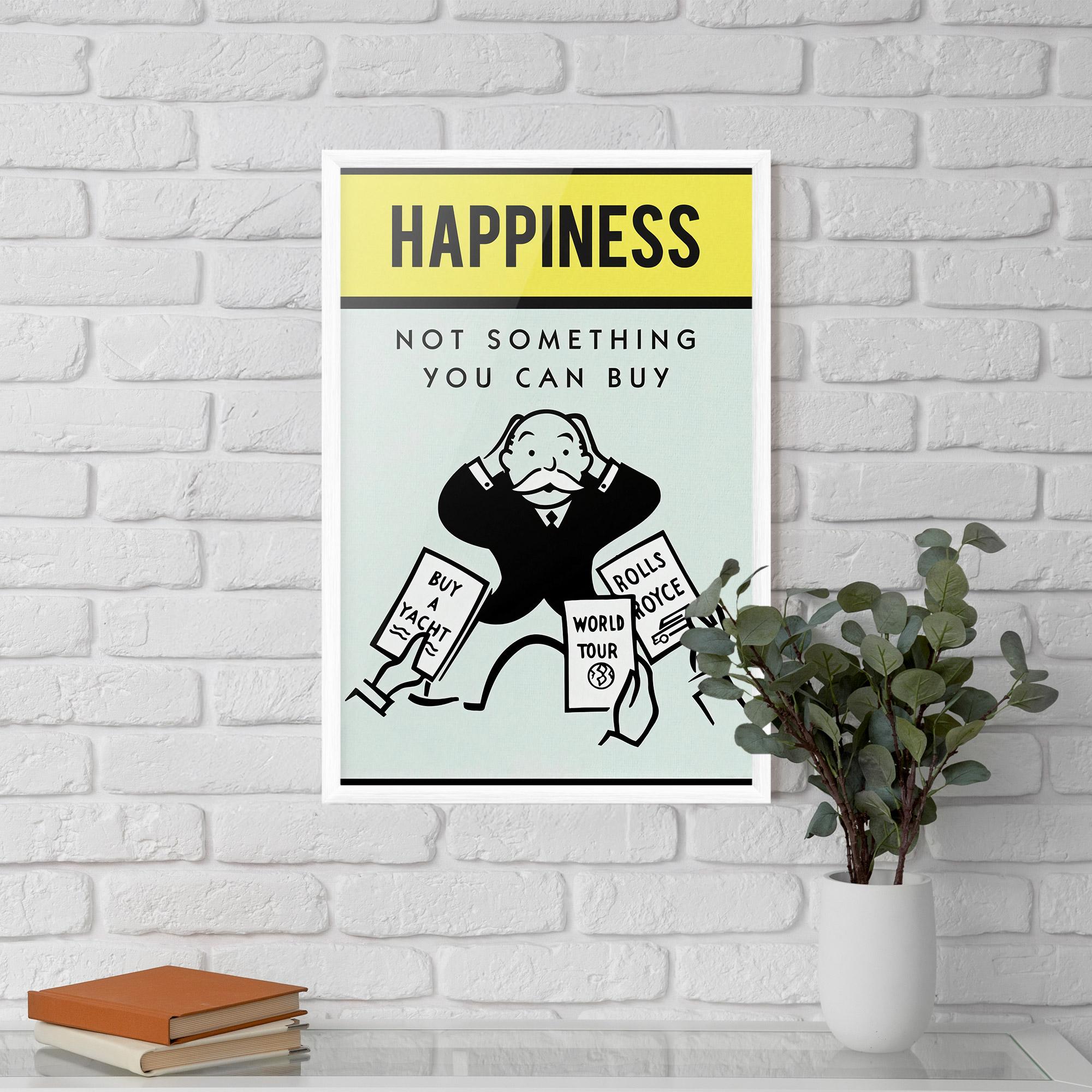 Рамкиран постер Happines mockup 5