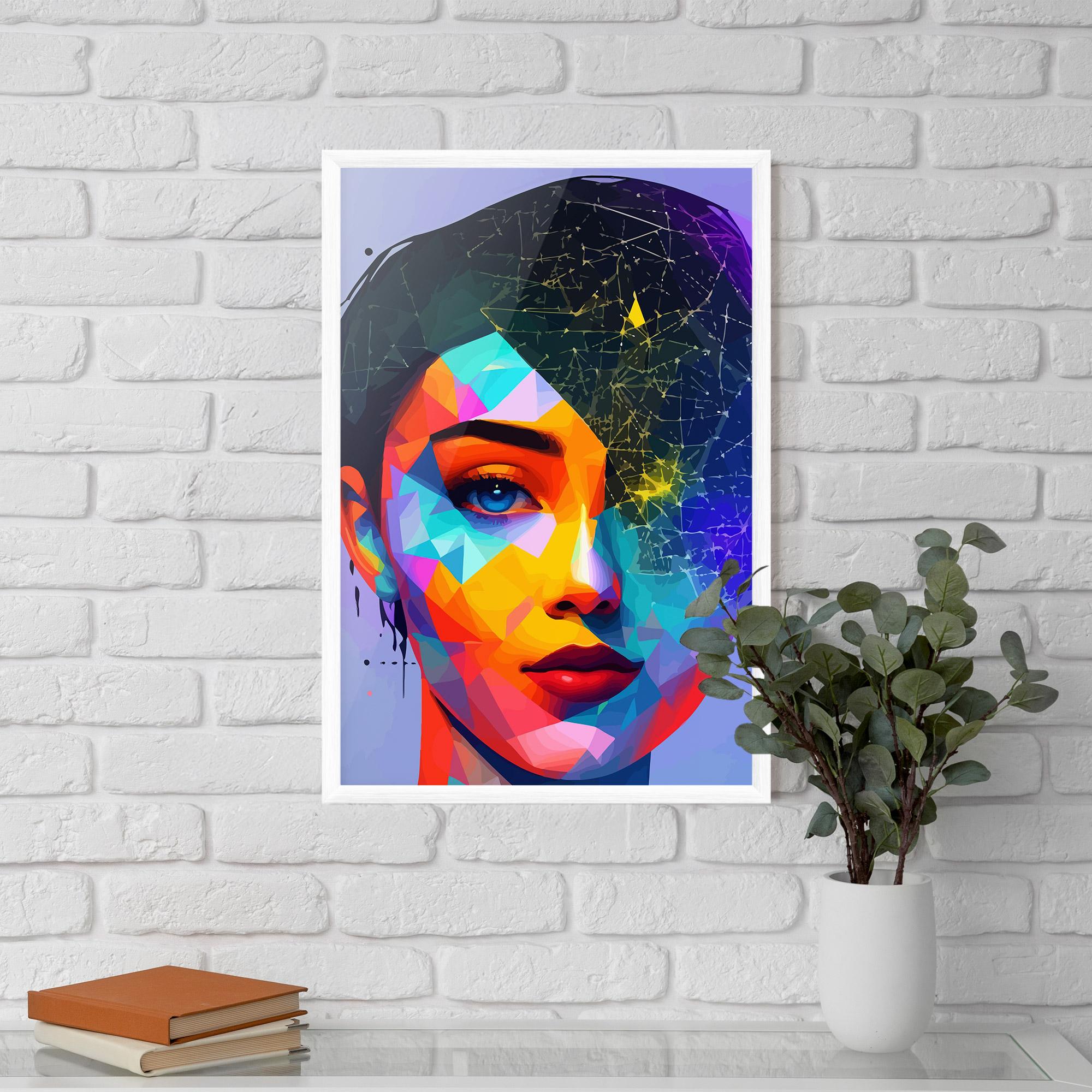 Рамкиран постер Internet Hyperrealism mockup 5