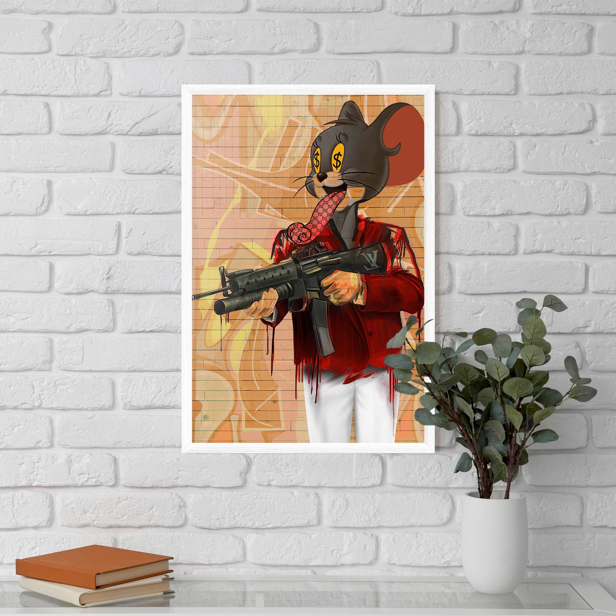 Рамкиран постер Jerry mockup 5