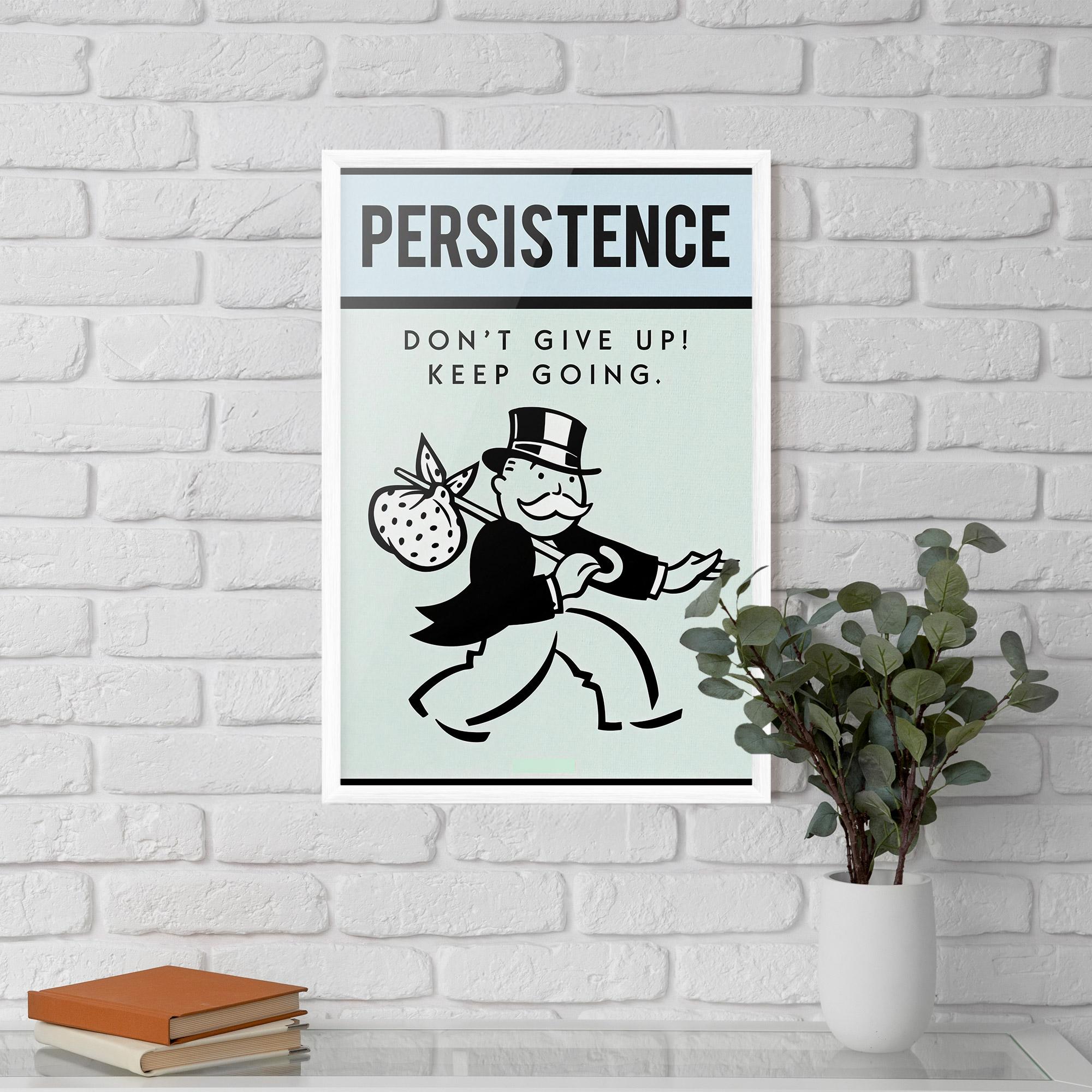 Рамкиран постер Persistence mockup 5