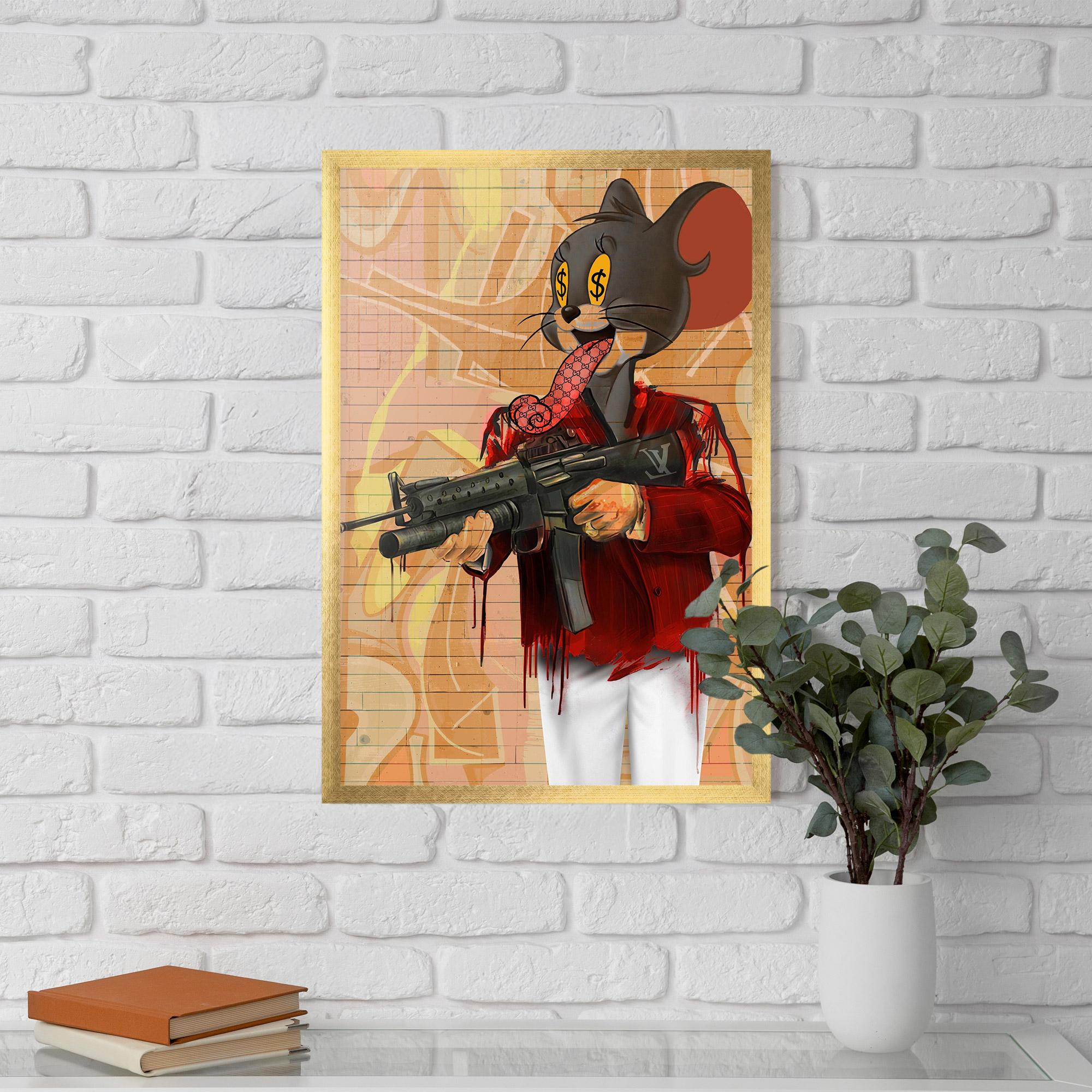 Рамкиран постер Jerry mockup 5