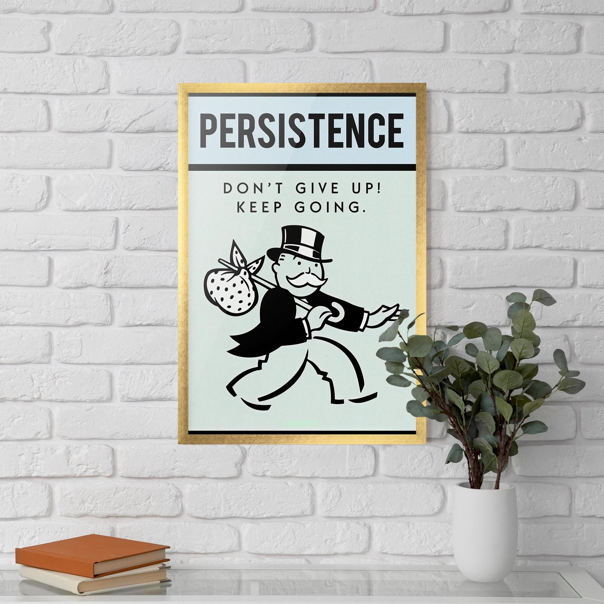 Рамкиран постер Persistence mockup 5