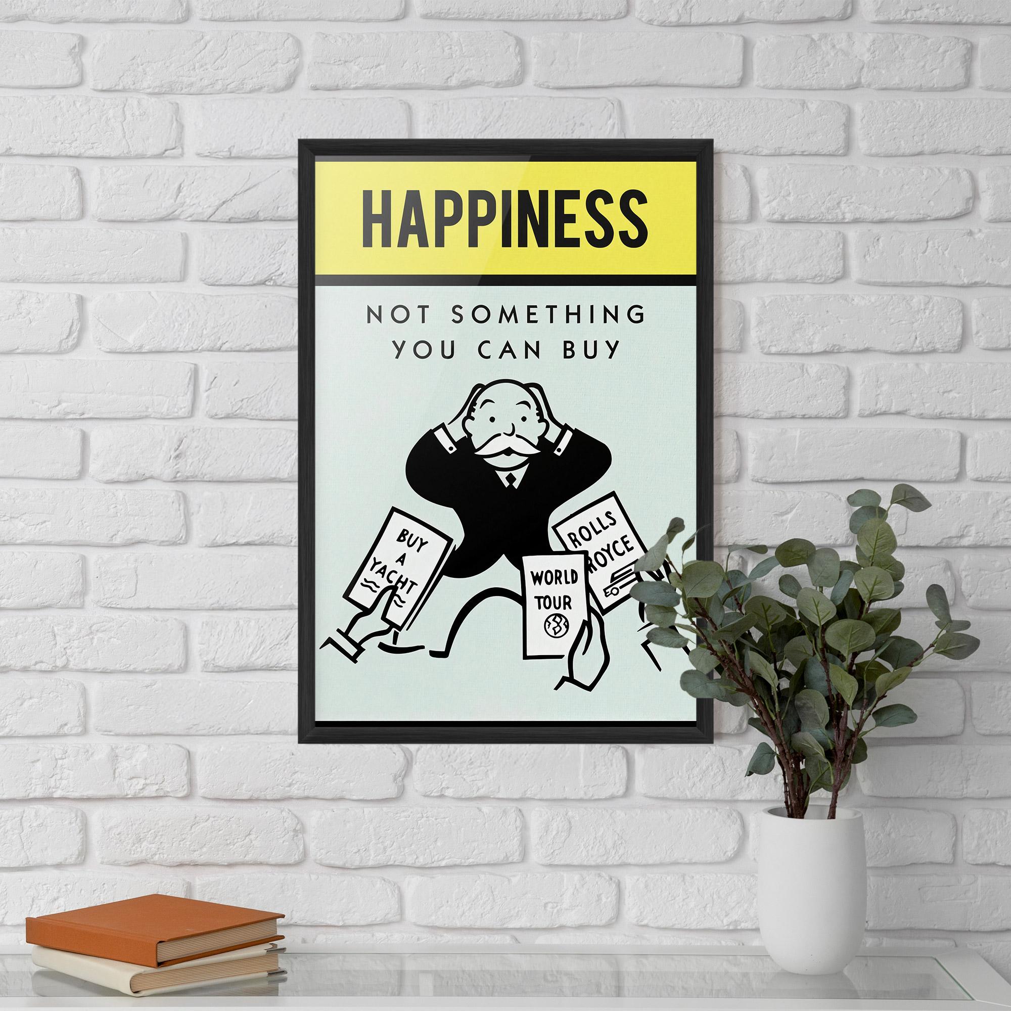 Рамкиран постер Happines mockup 5