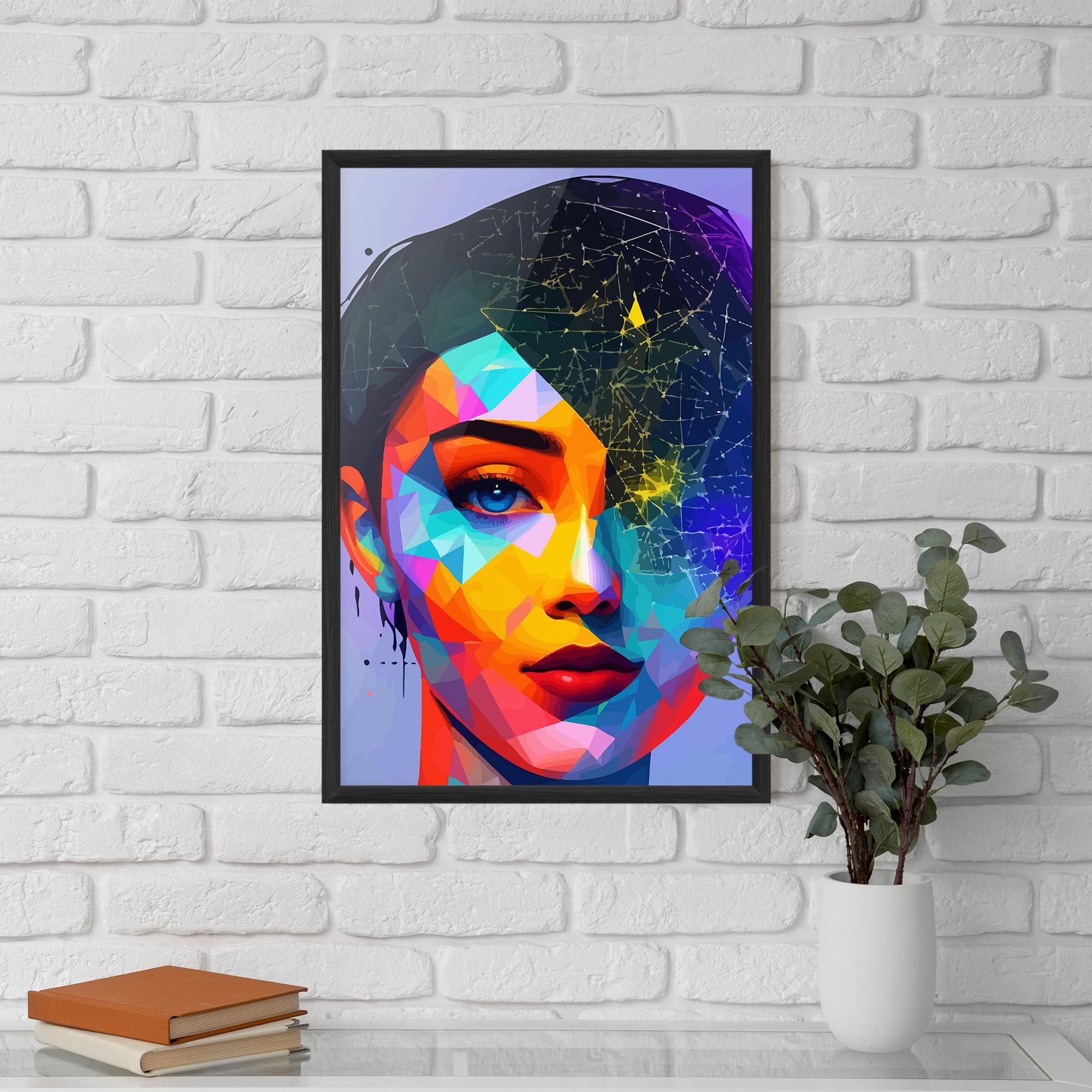 Рамкиран постер Internet Hyperrealism mockup 5