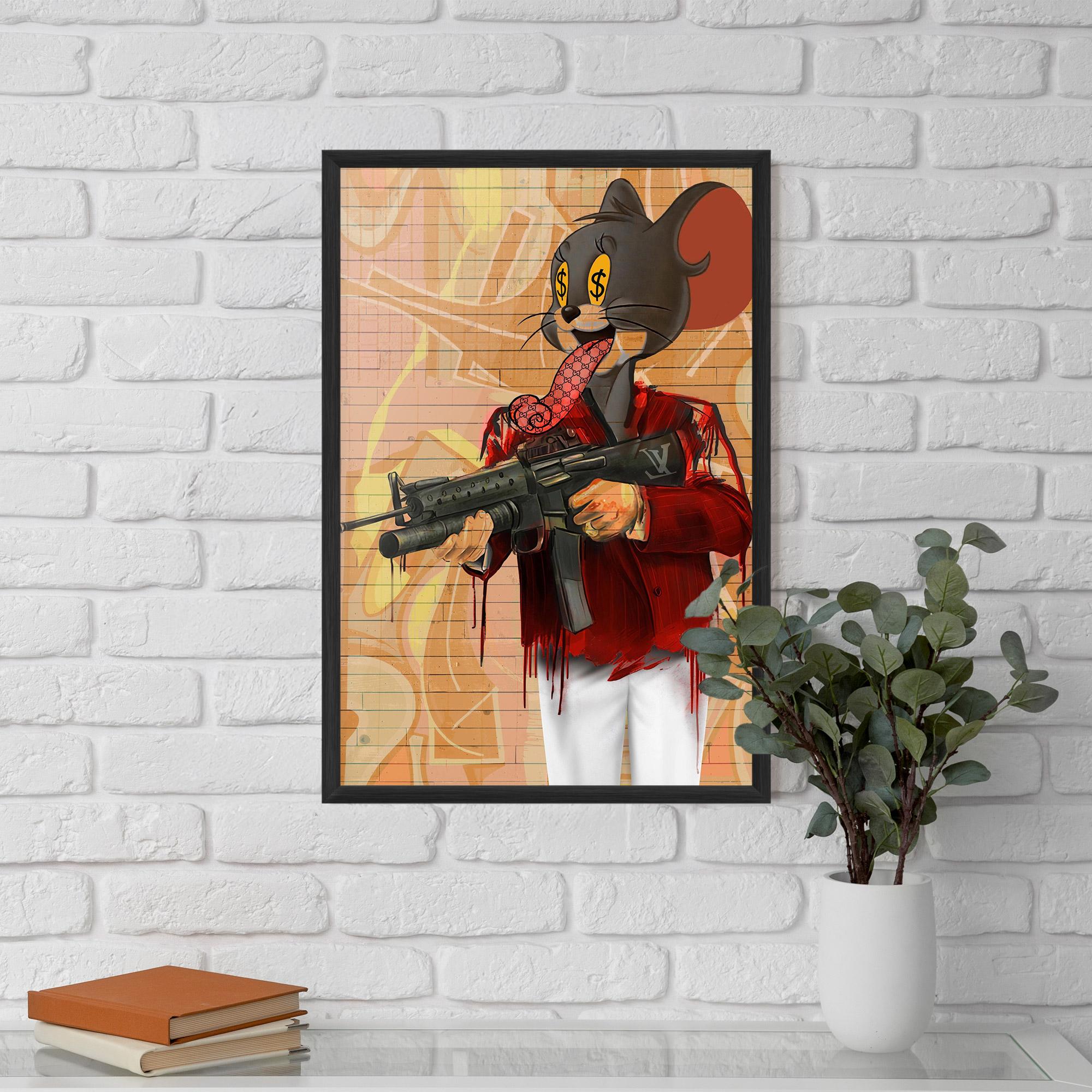 Рамкиран постер Jerry mockup 5