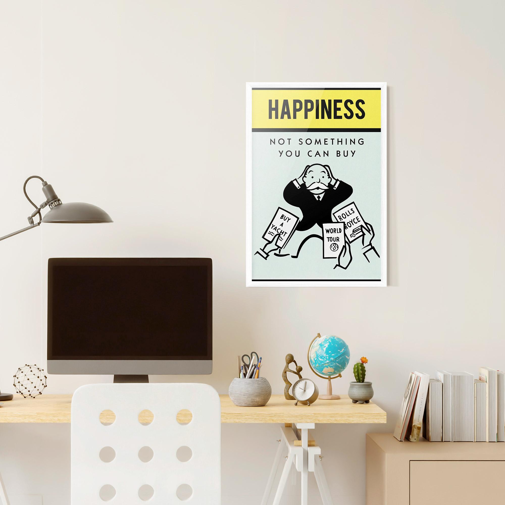 Рамкиран постер Happines mockup 6