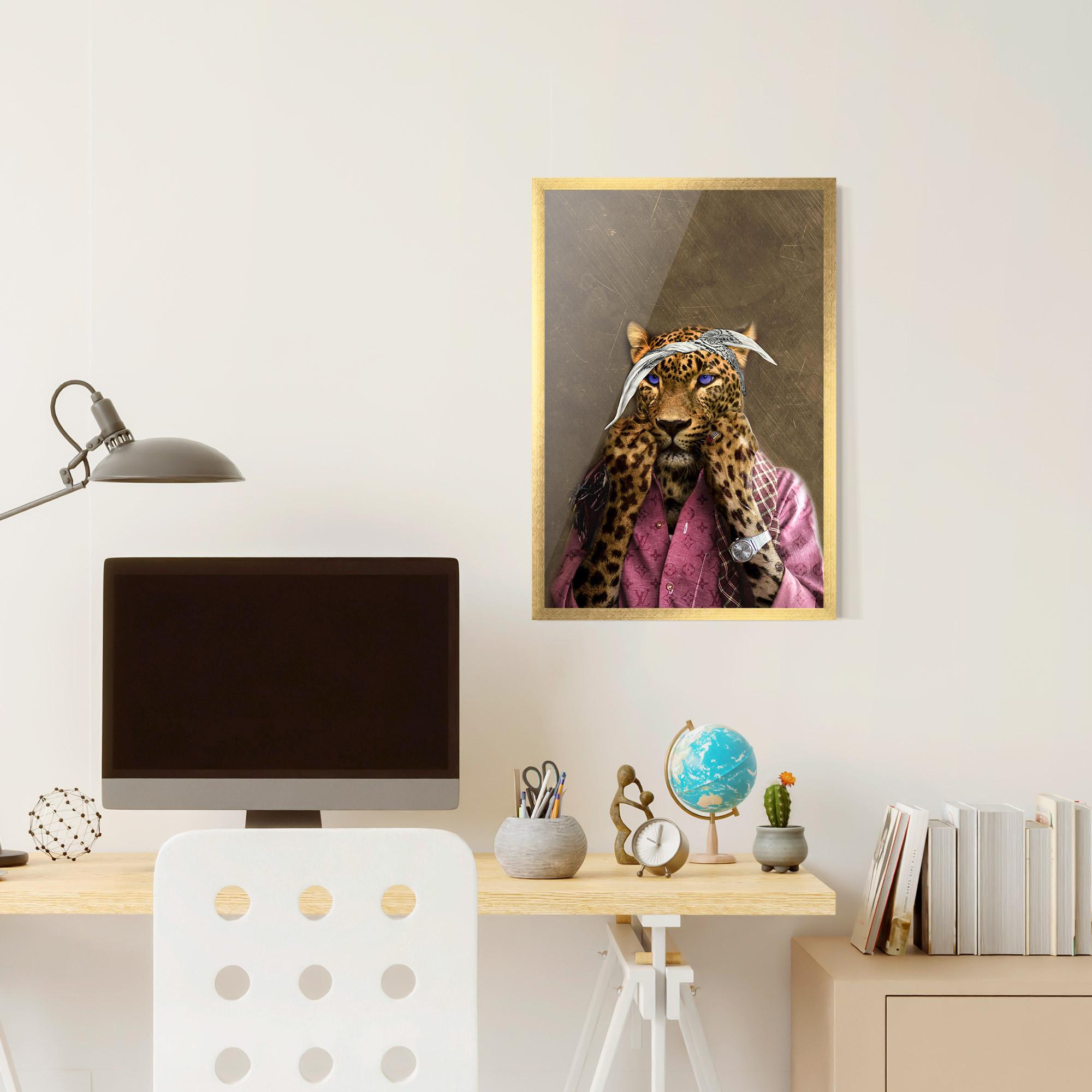 Рамкиран постер Ready To Fight mockup 6