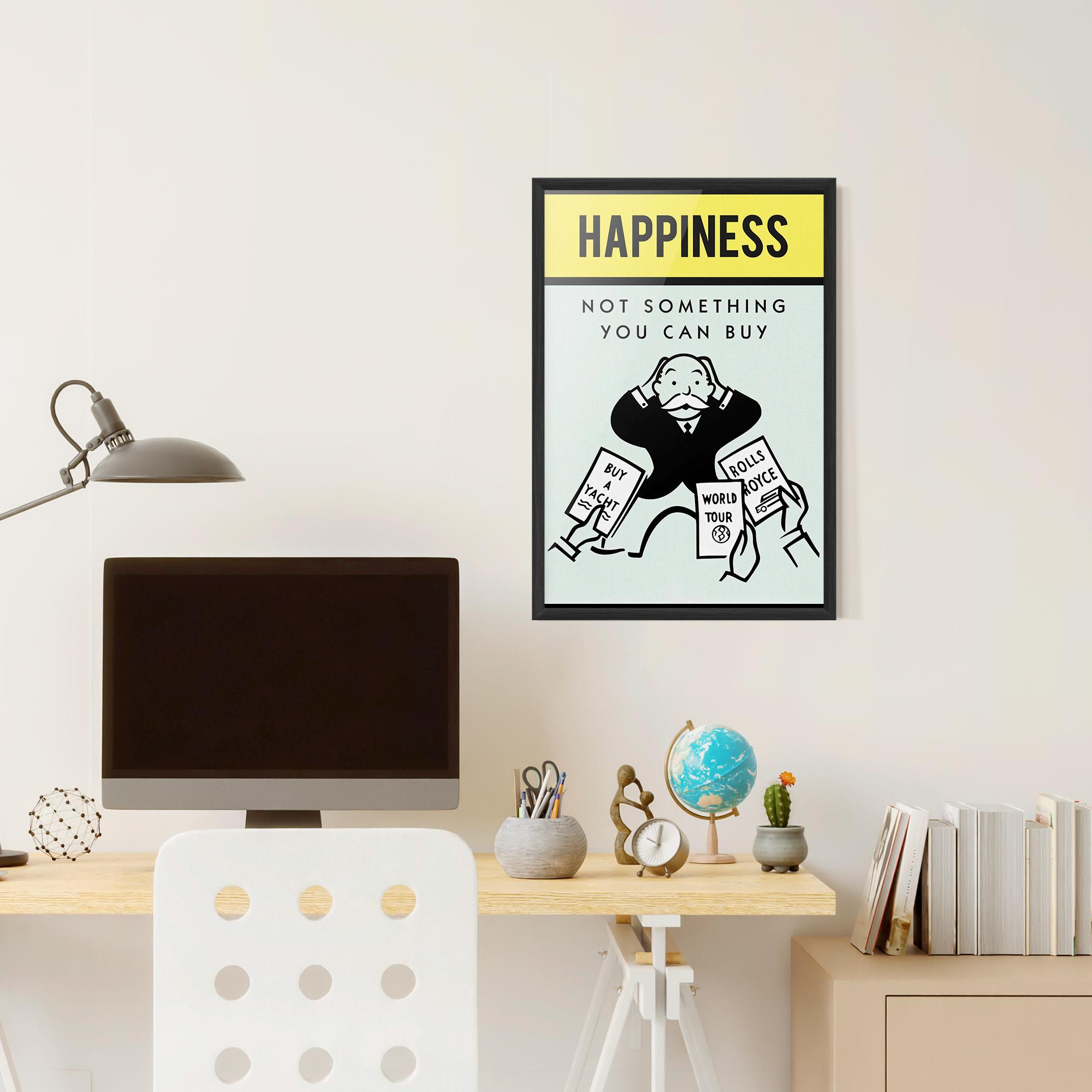 Рамкиран постер Happines mockup 6