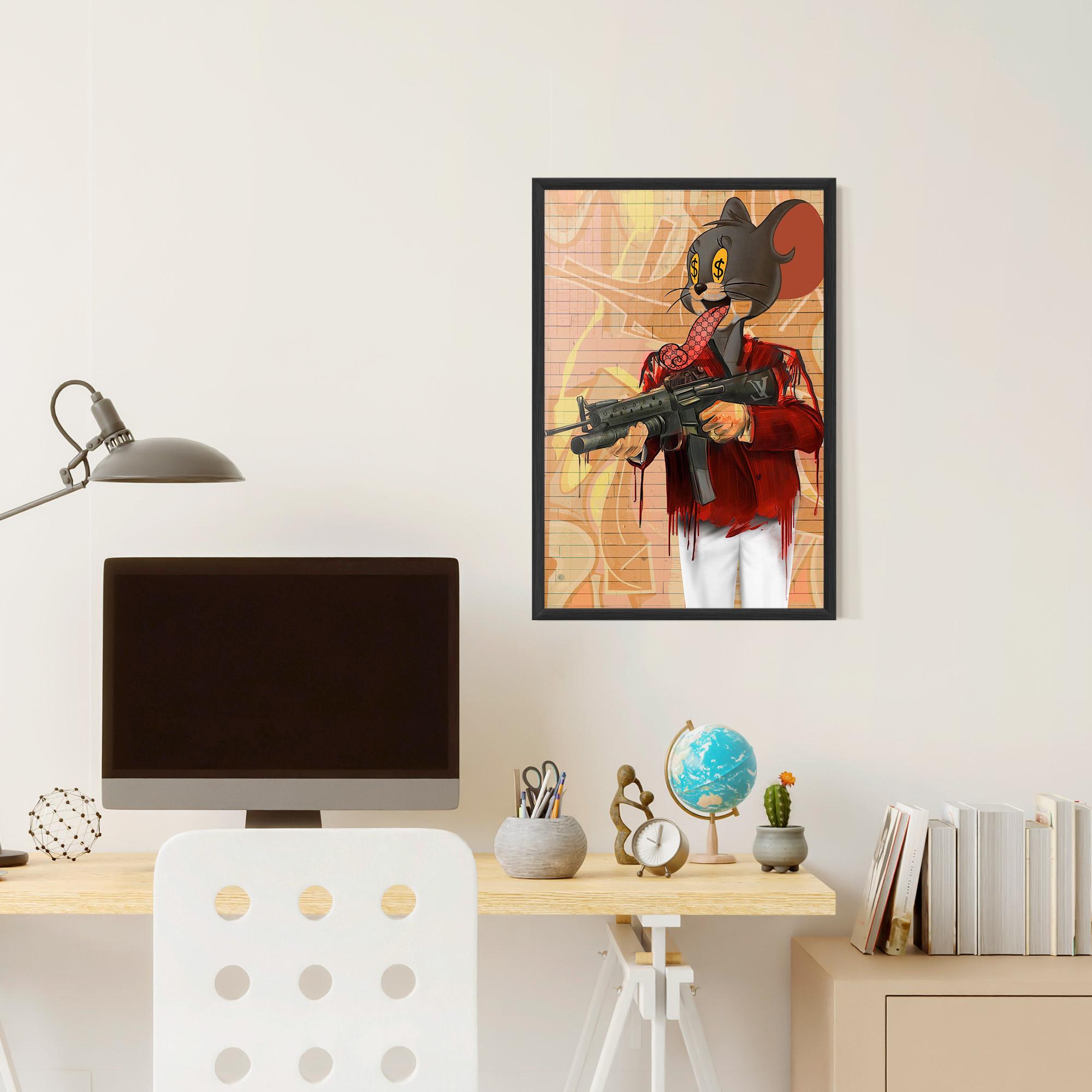 Рамкиран постер Jerry mockup 6