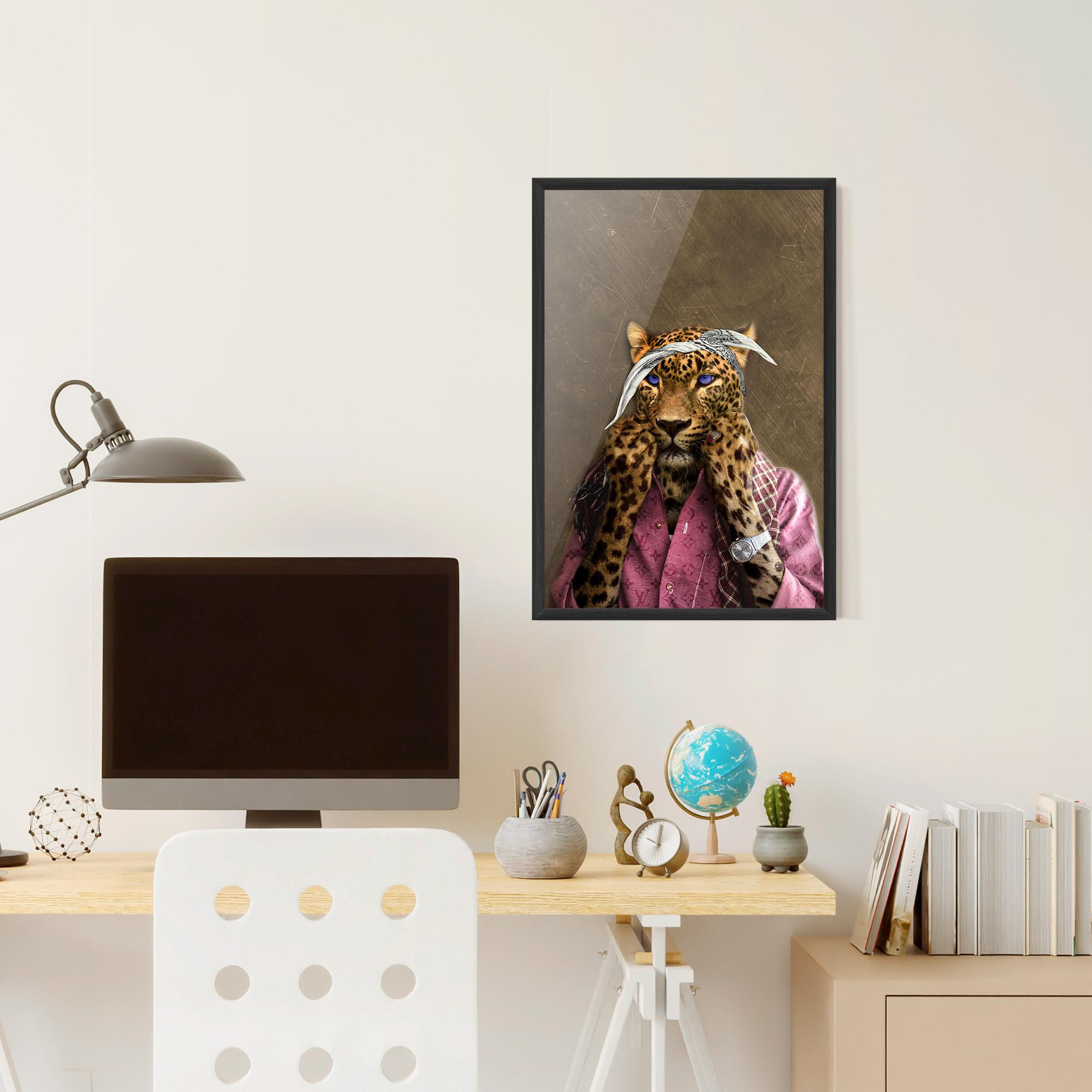 Рамкиран постер Ready To Fight mockup 6