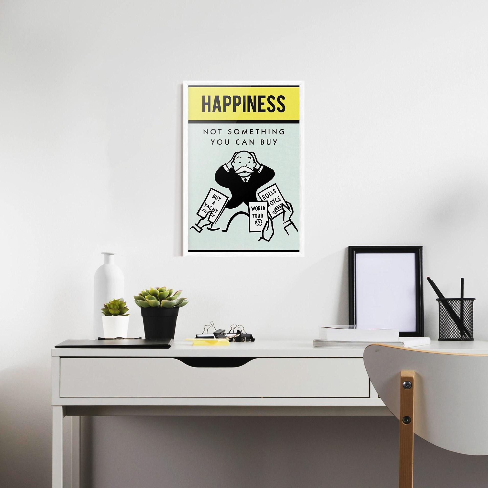 Рамкиран постер Happines mockup 7