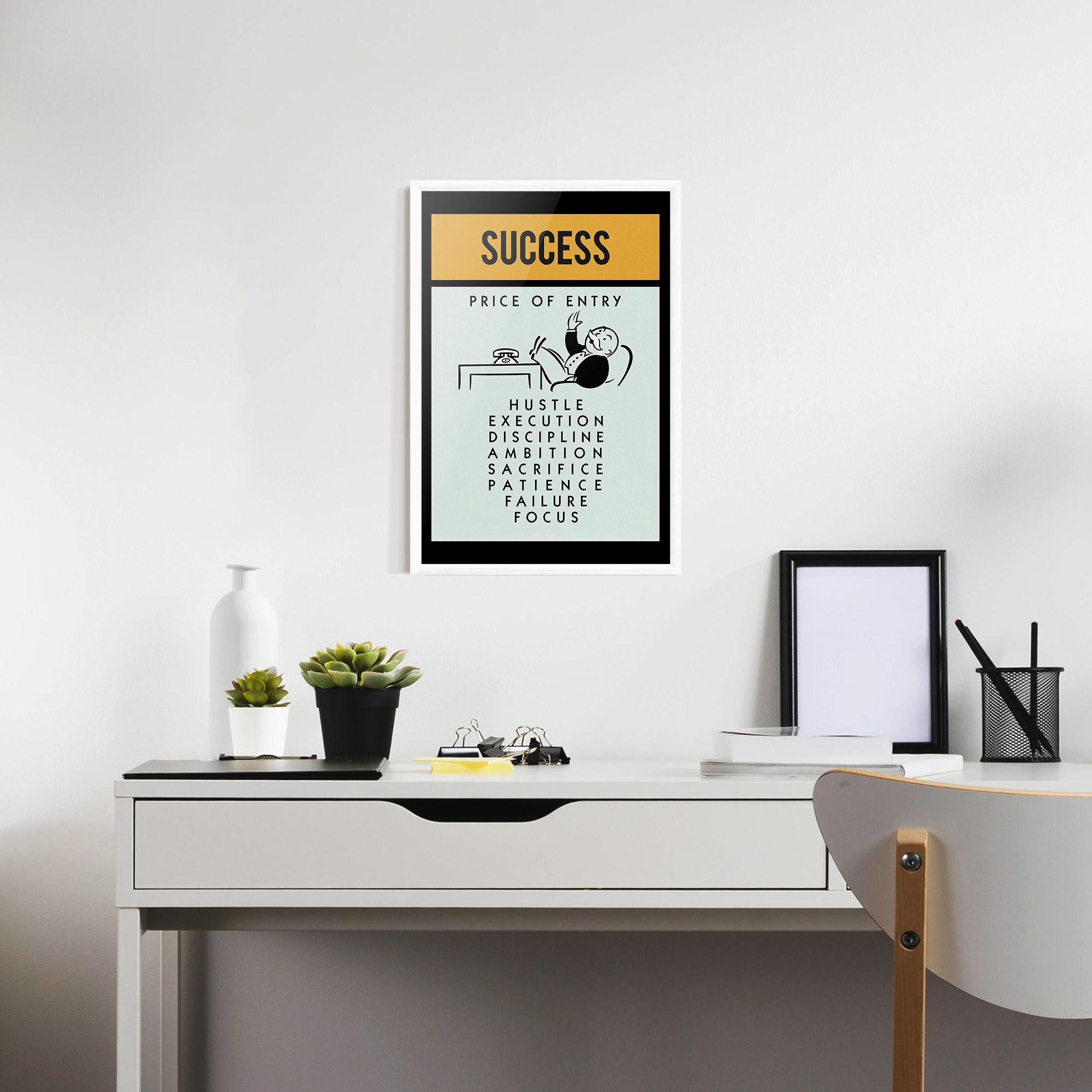 Рамкиран постер Successs mockup 7