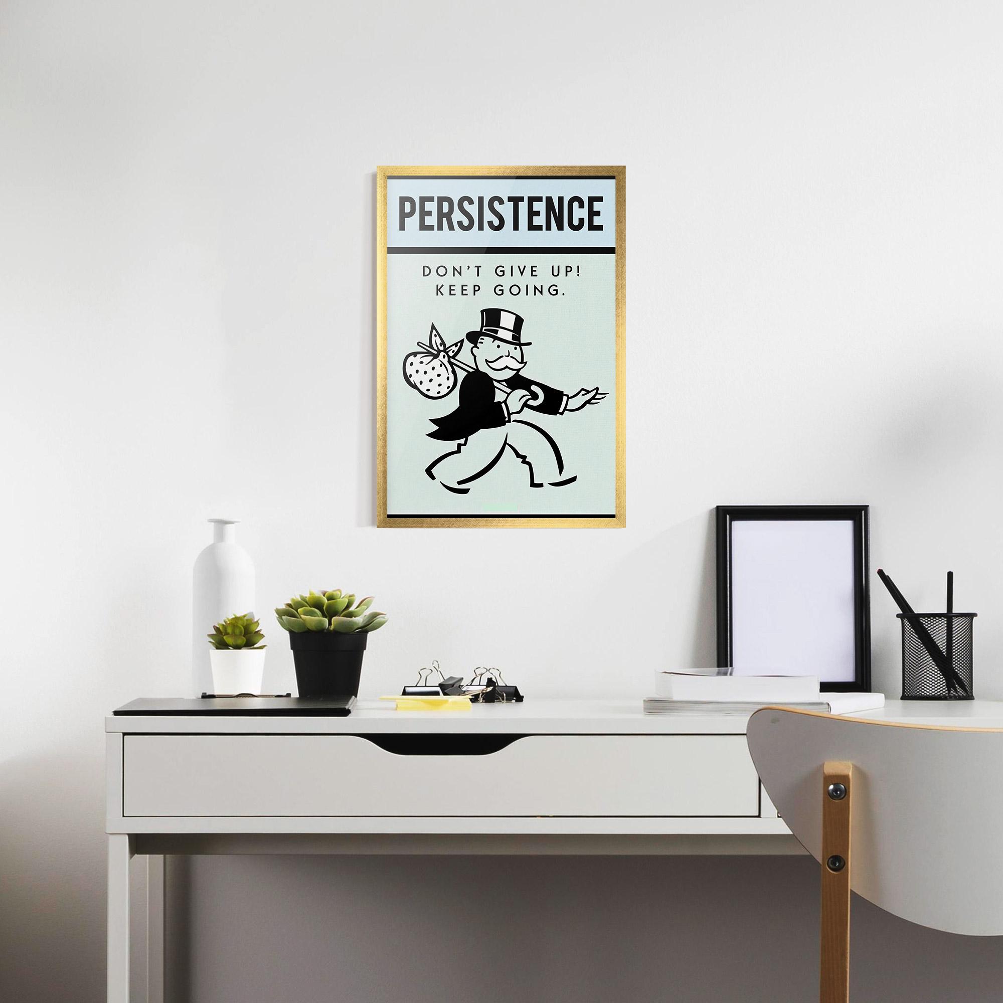 Рамкиран постер Persistence mockup 7