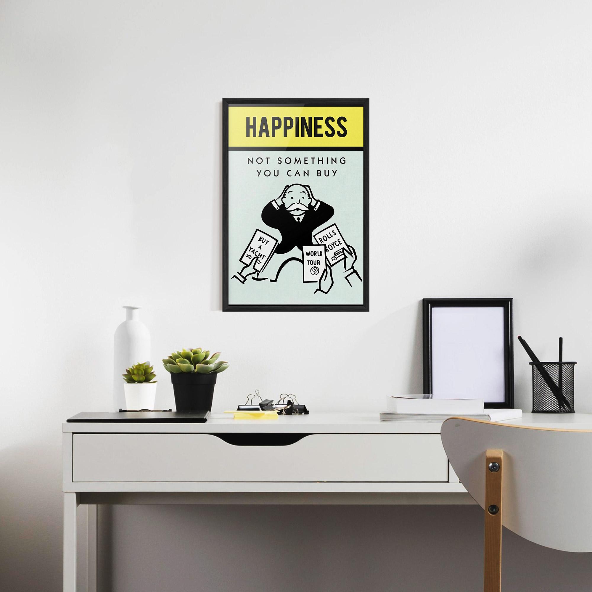 Рамкиран постер Happines mockup 7