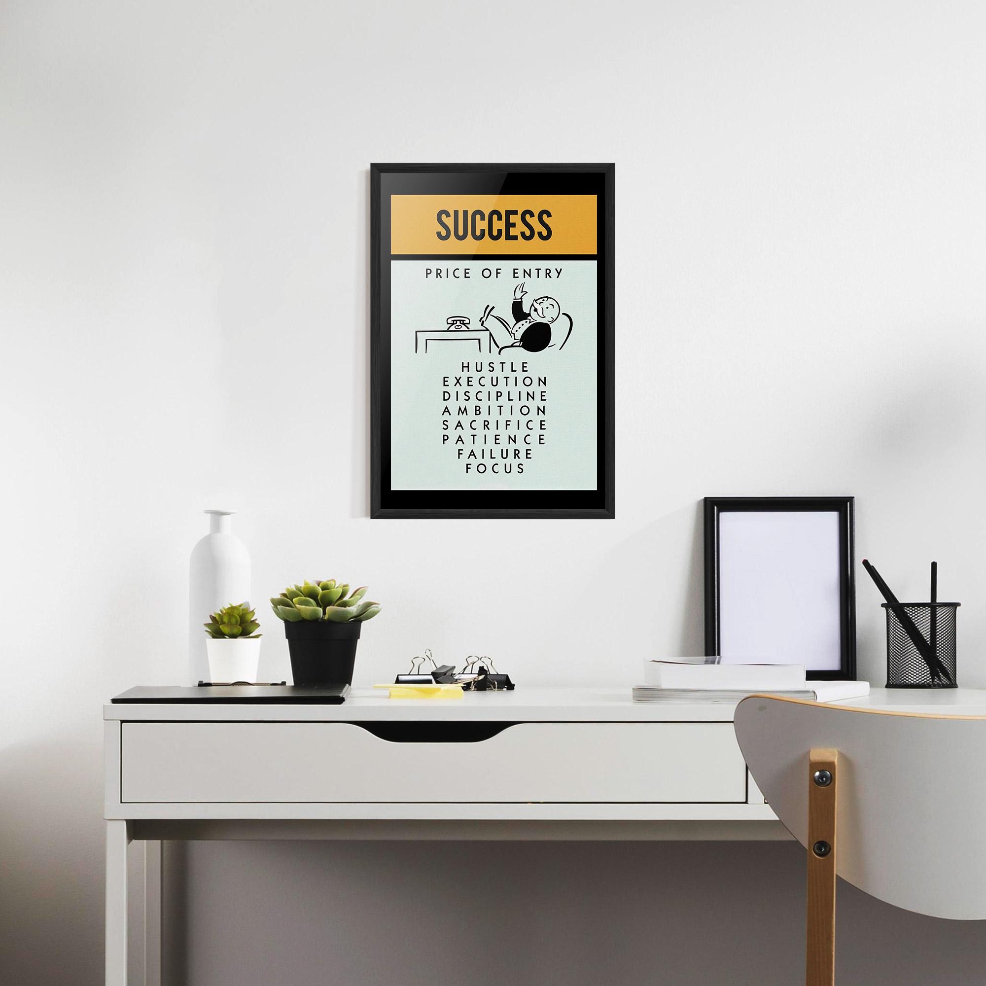 Рамкиран постер Successs mockup 7