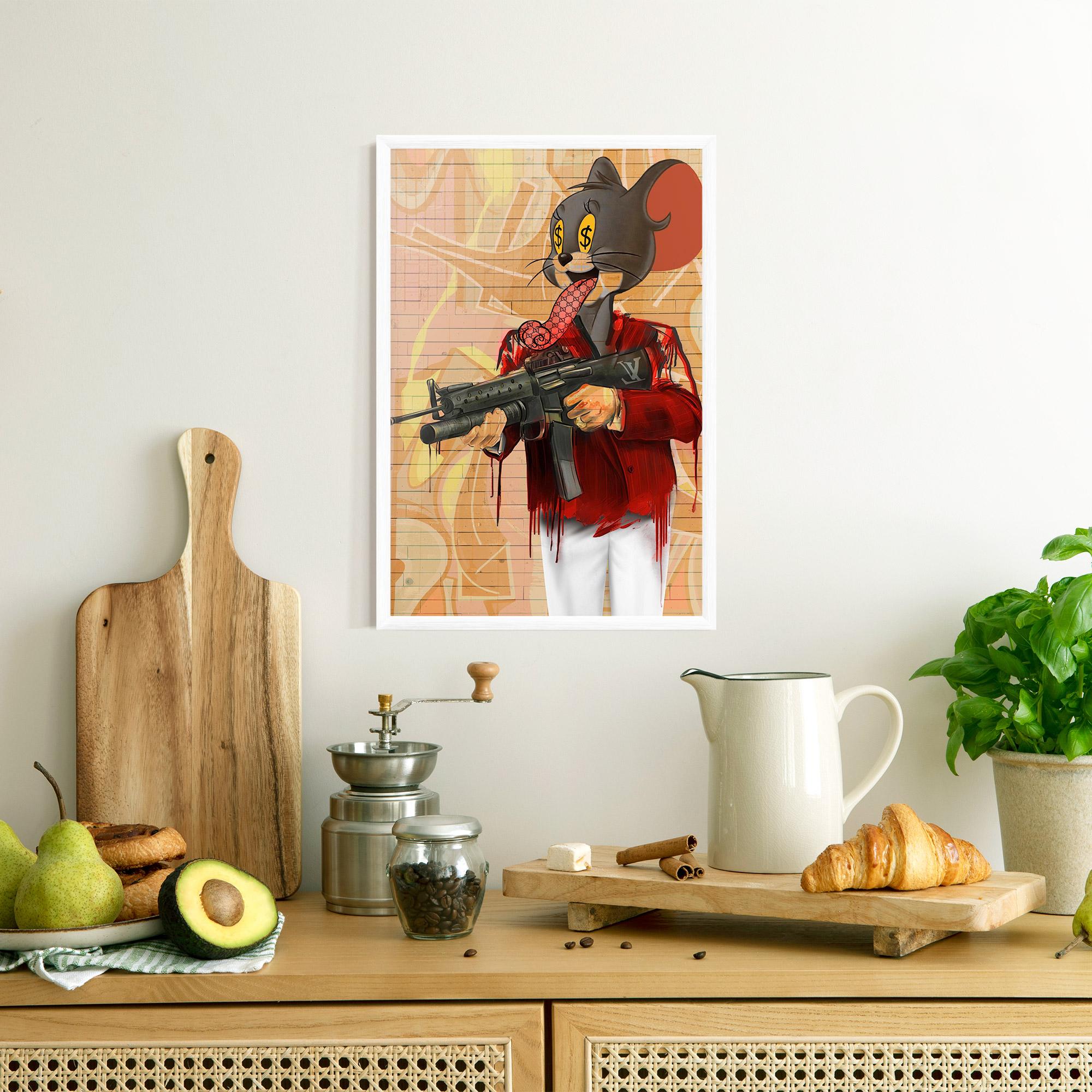 Рамкиран постер Jerry mockup 8