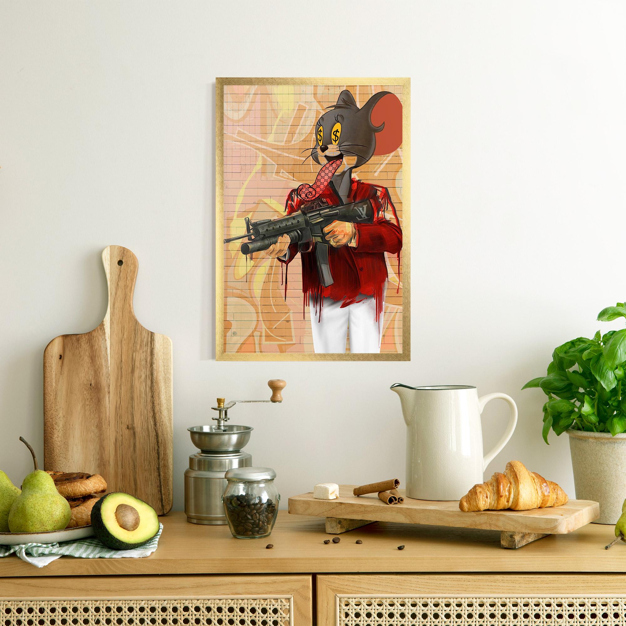 Рамкиран постер Jerry mockup 8