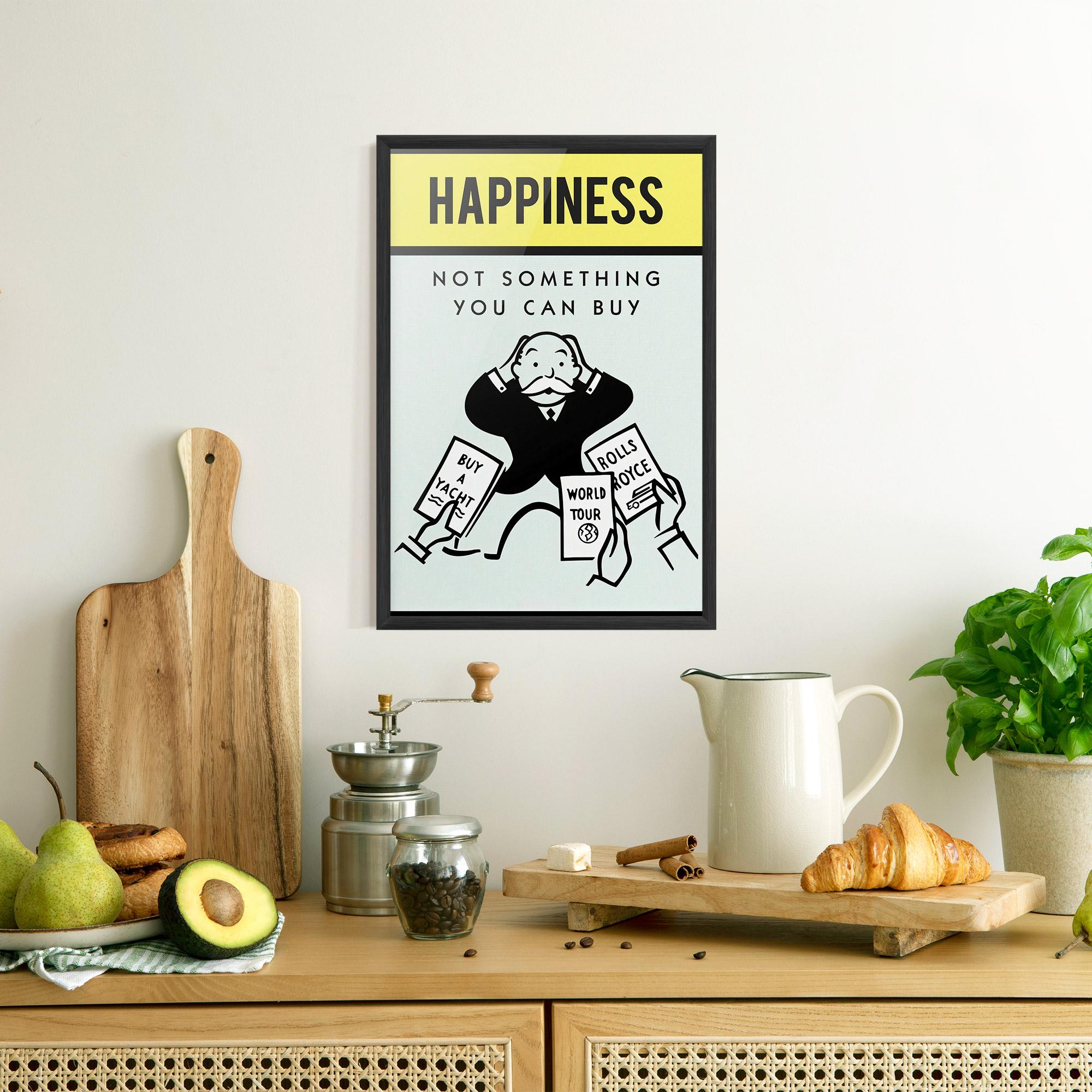 Рамкиран постер Happines mockup 8