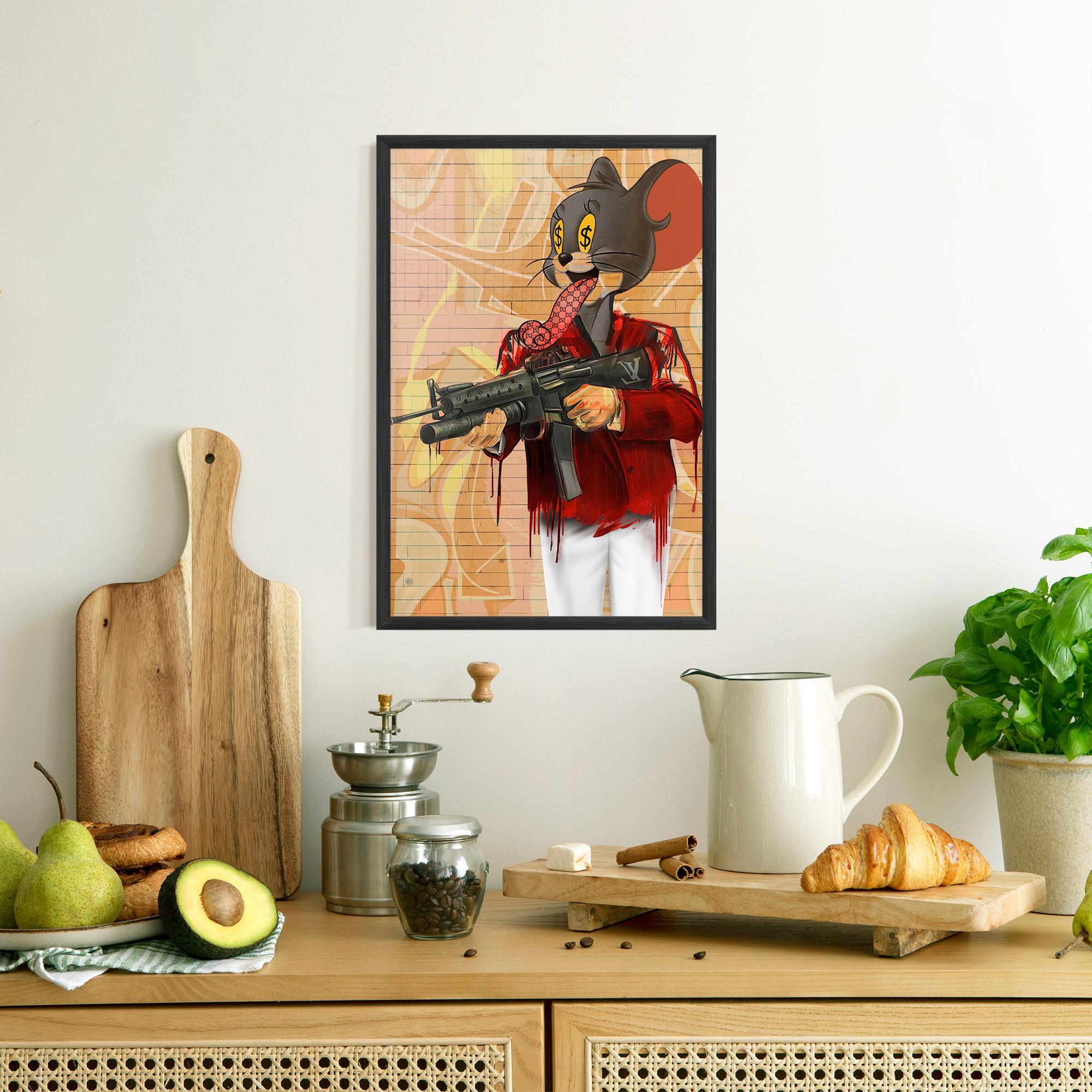 Рамкиран постер Jerry mockup 8