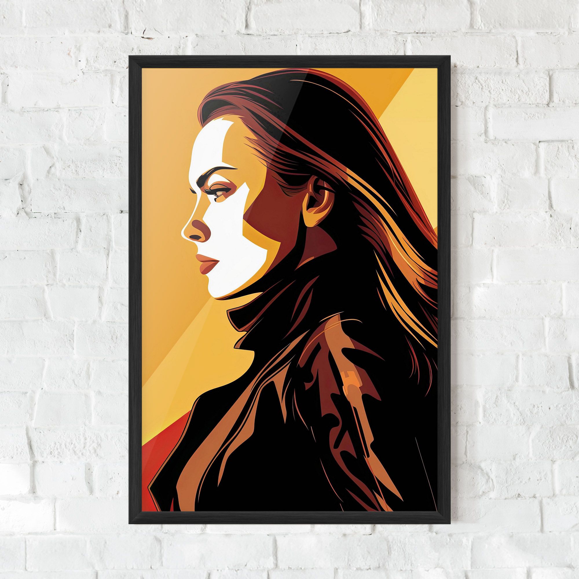 Graphical Pop Girl mockup 0