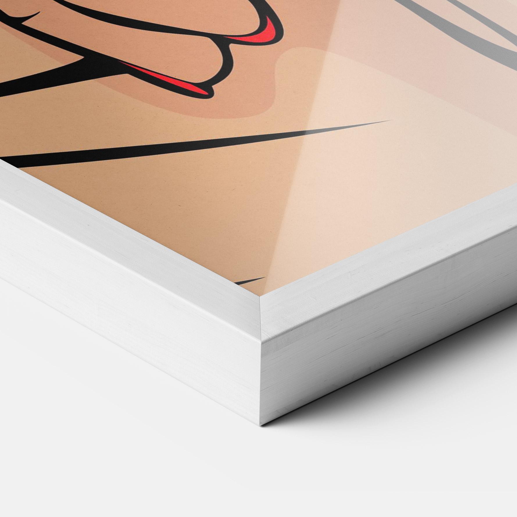 Рамкиран постер Sush Pop Art mockup 3