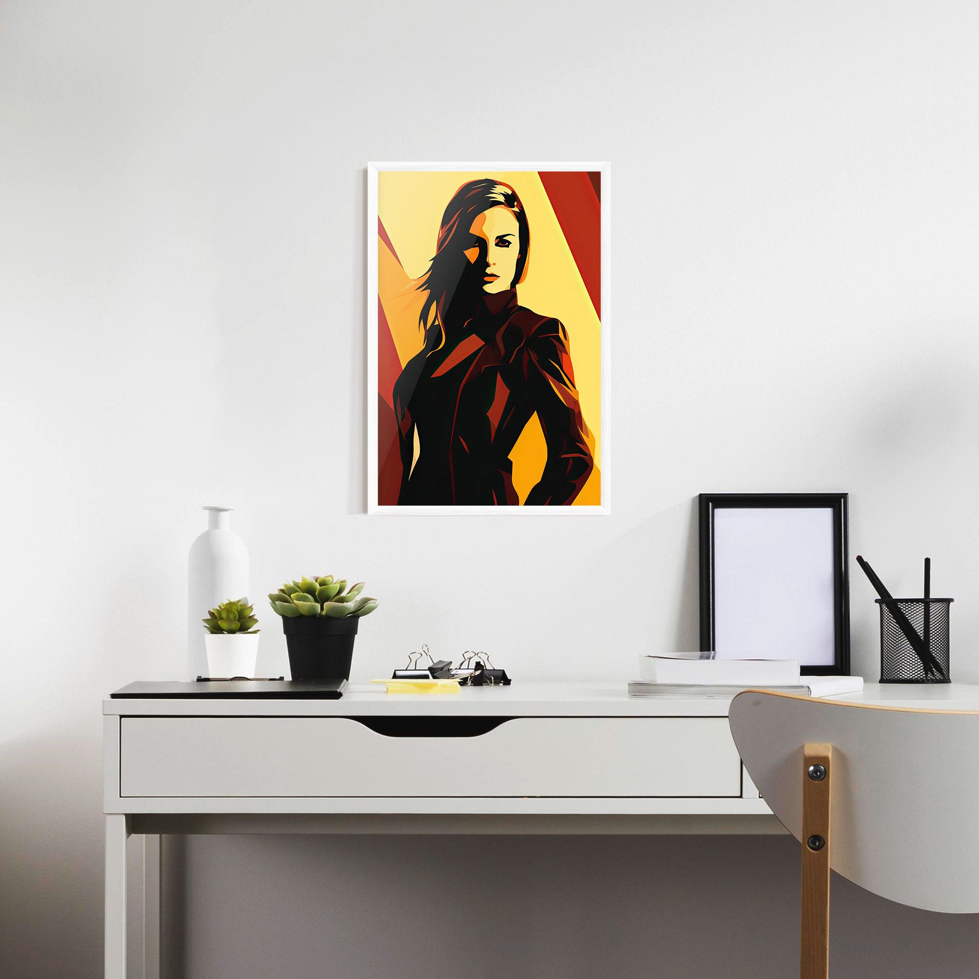 Pop Graphical Woman mockup 7