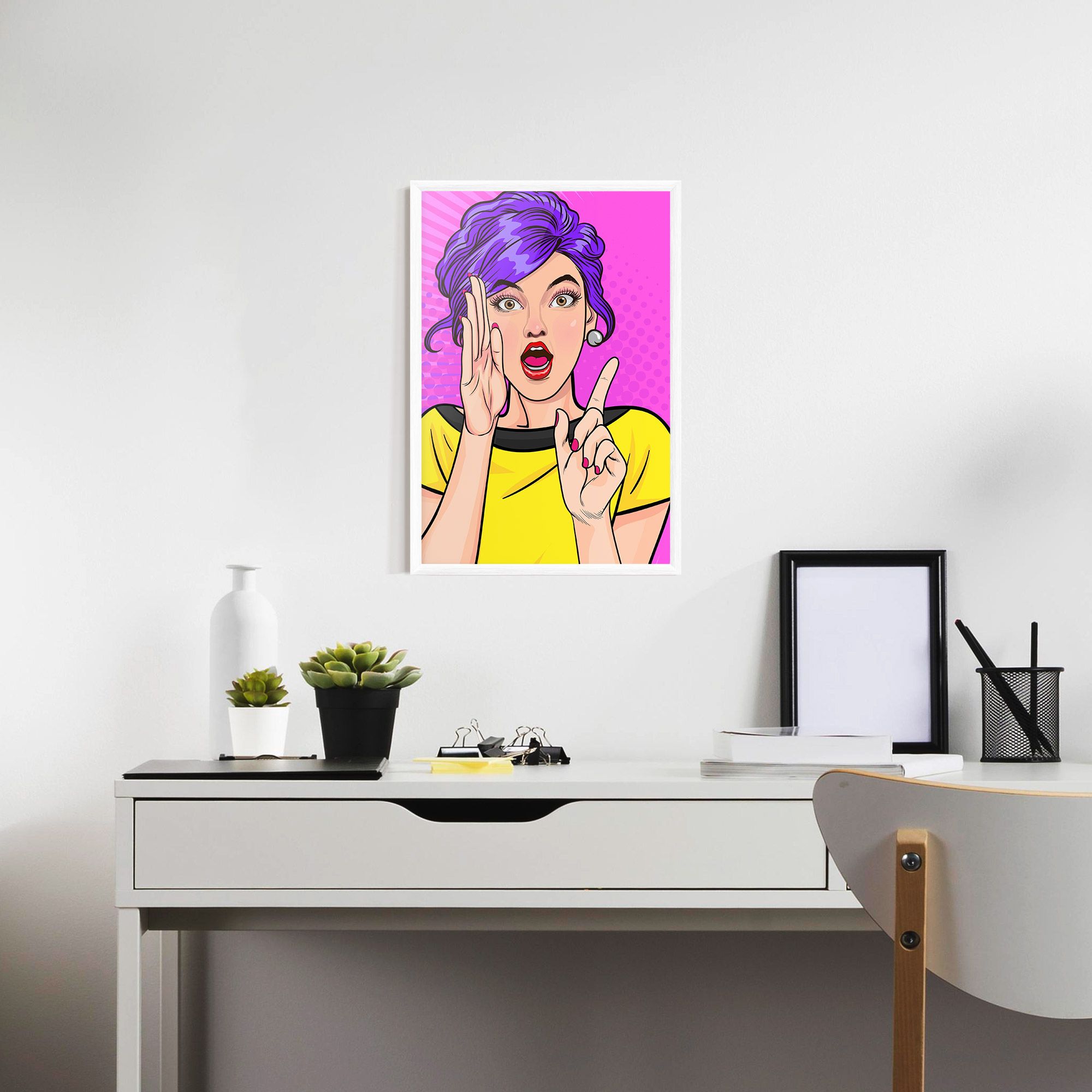 Surprised Pop Woman mockup 7