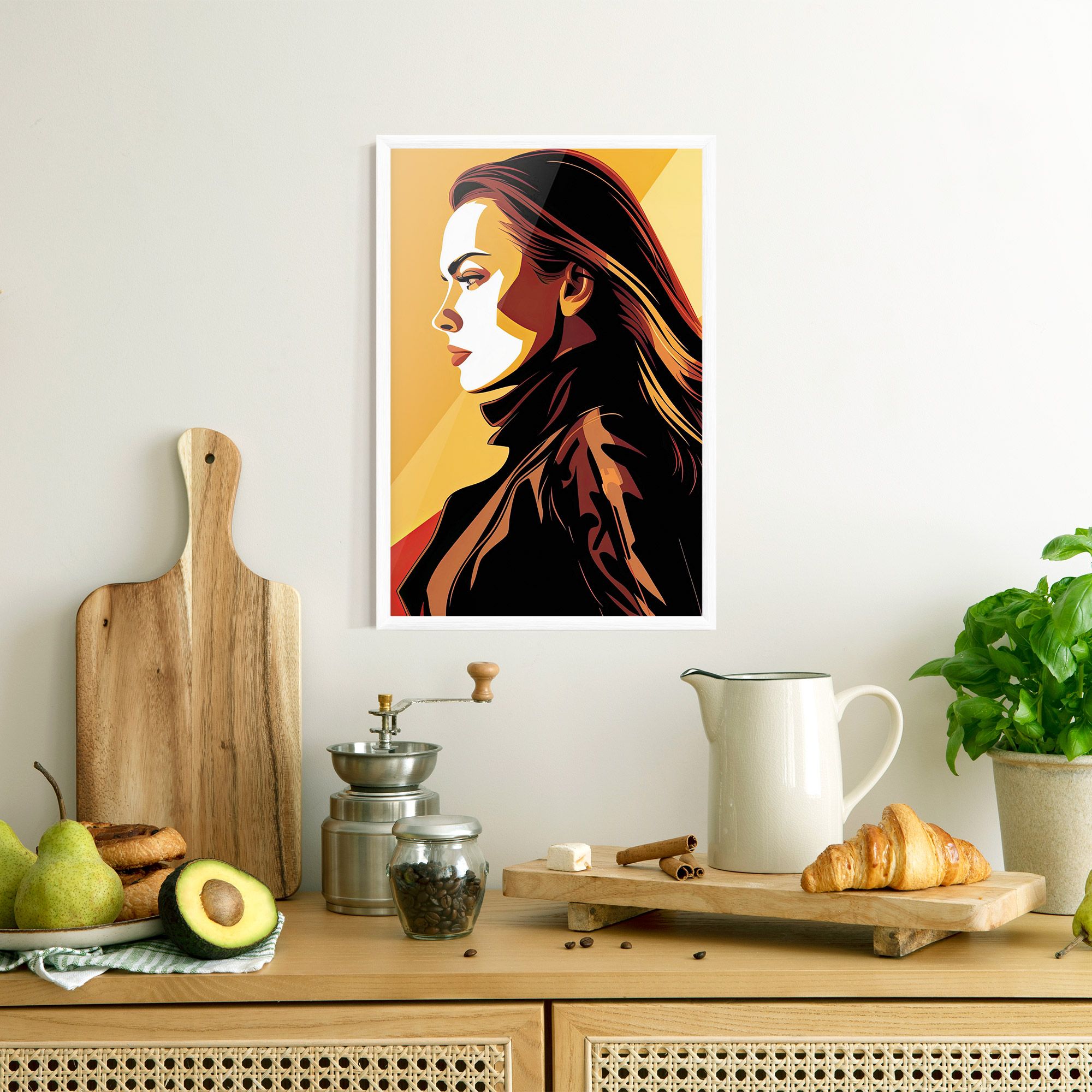 Graphical Pop Girl mockup 8