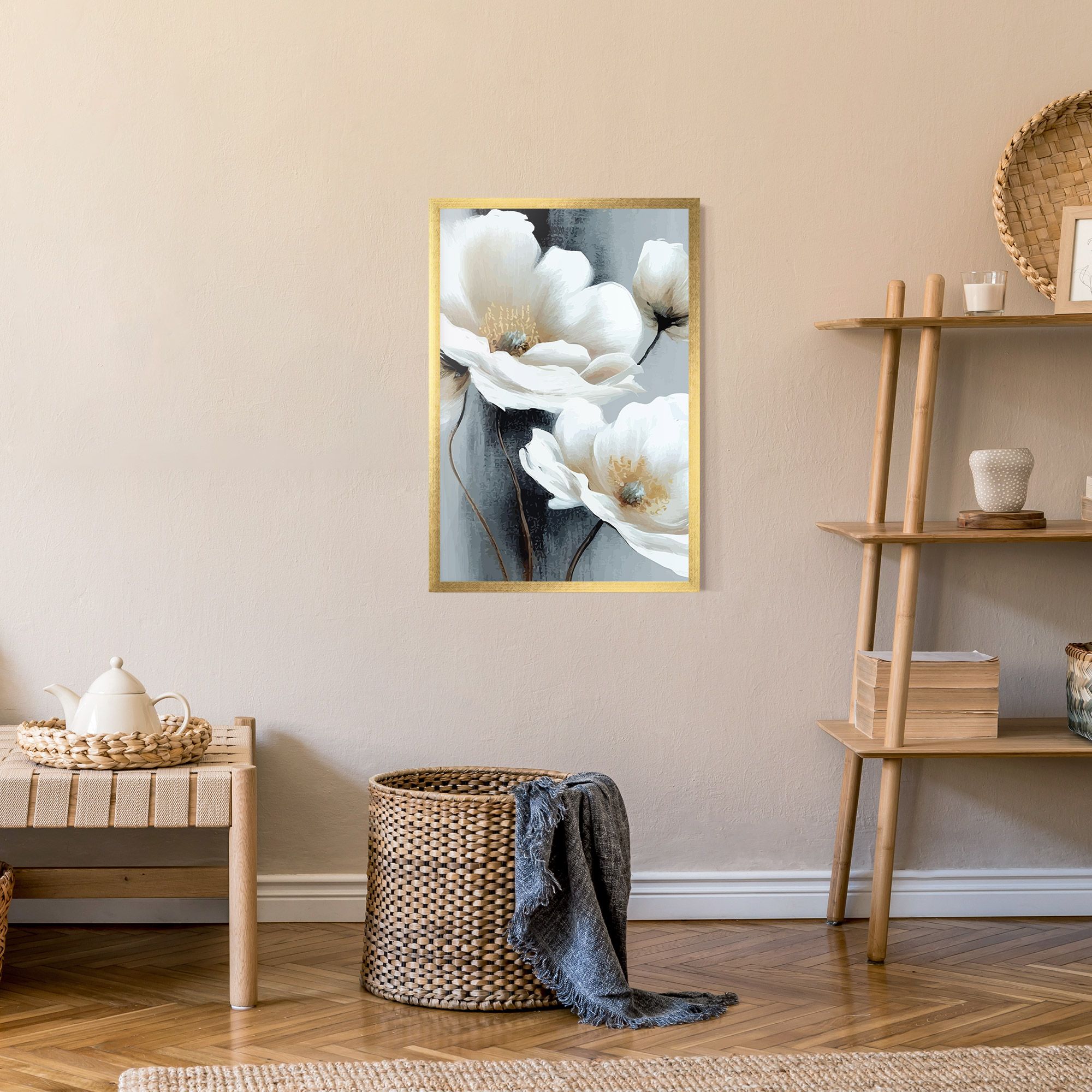 Paint Texture Flower mockup 9