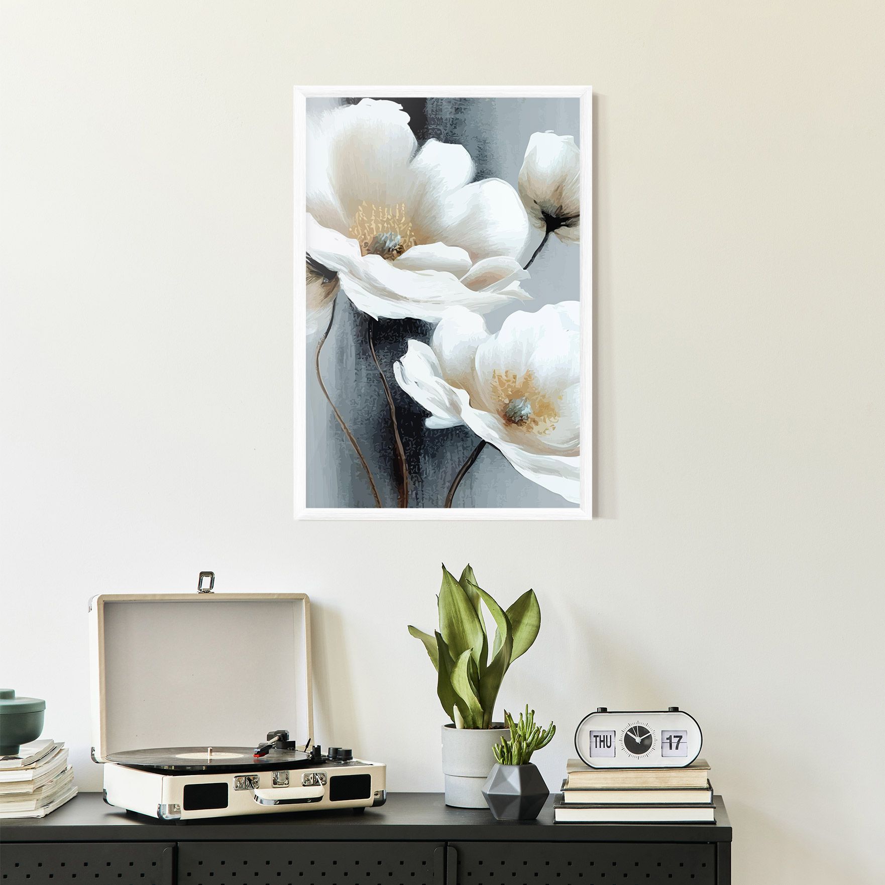 Paint Texture Flower mockup 2