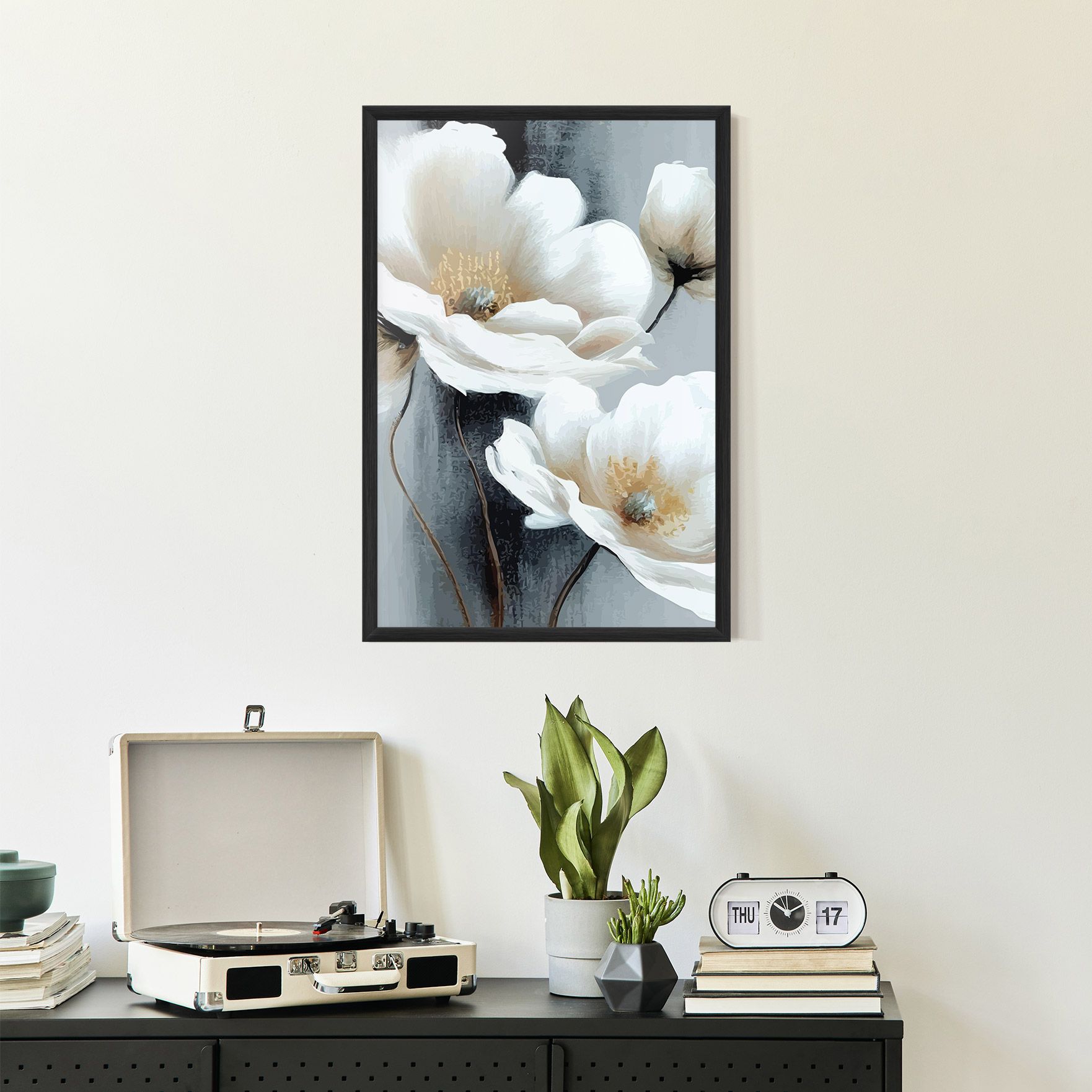 Paint Texture Flower mockup 2