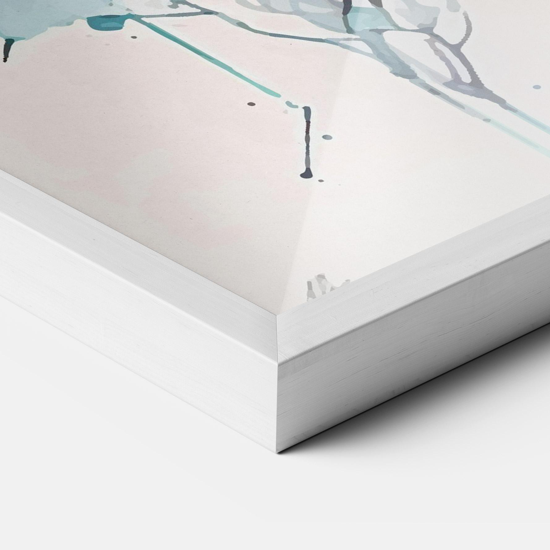 Рамкиран постер Flower Watercolor mockup 3