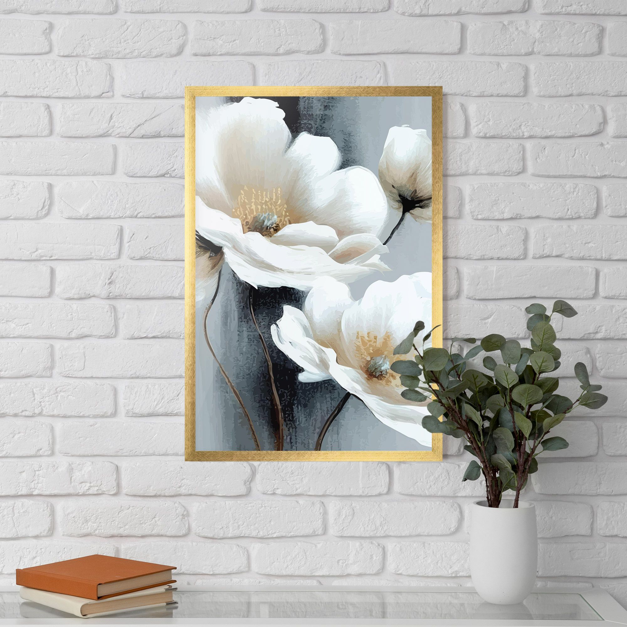 Paint Texture Flower mockup 5