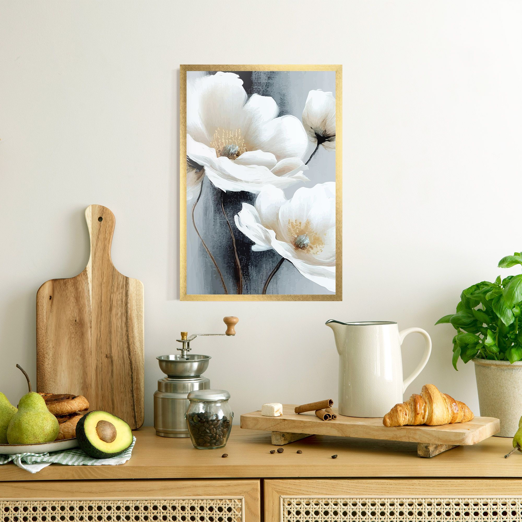 Paint Texture Flower mockup 8