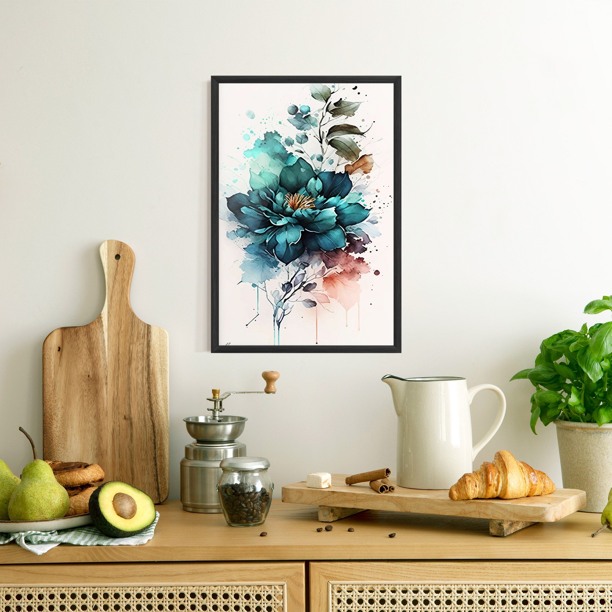 Flower Watercolor mockup 8