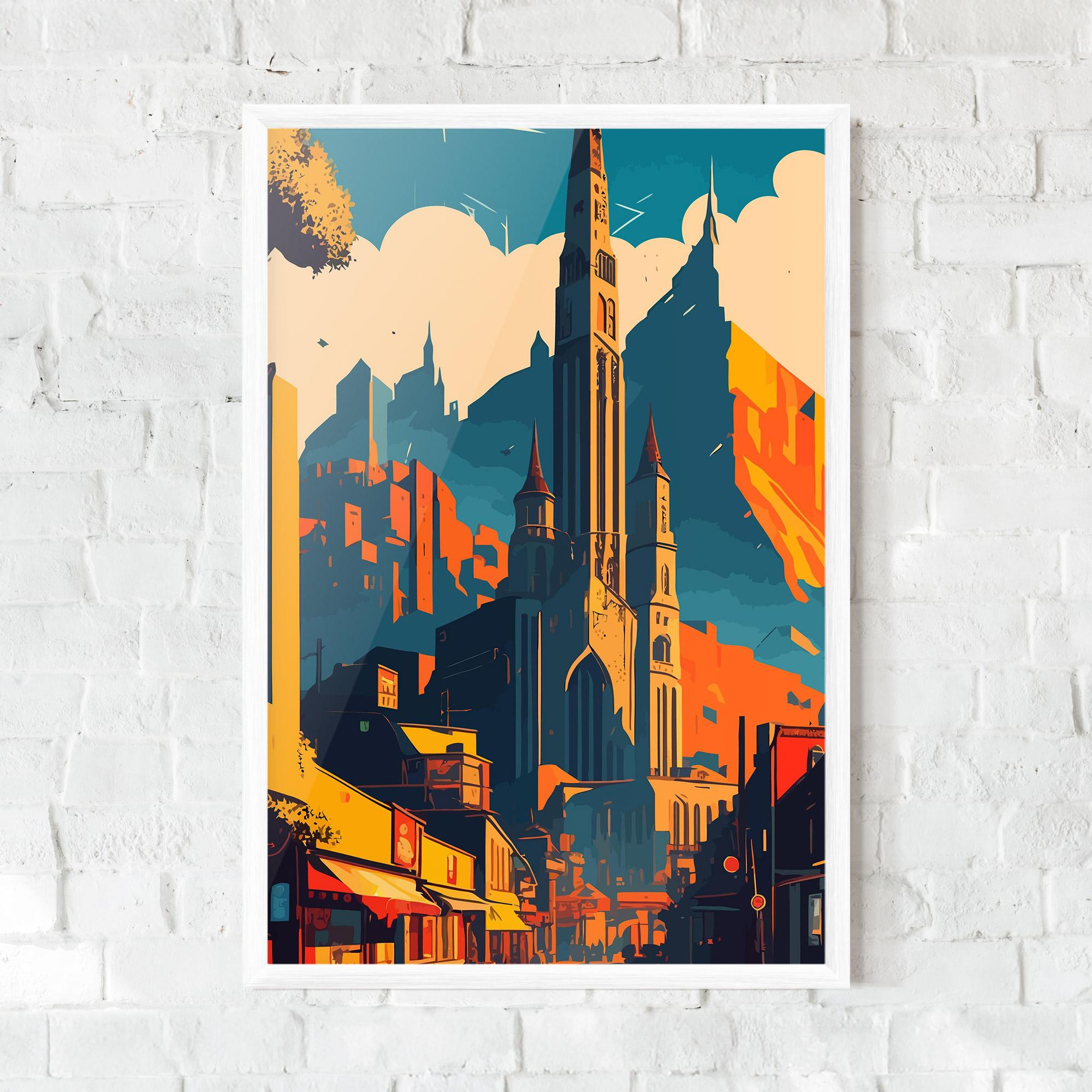 Рамкиран постер African Tower mockup 0