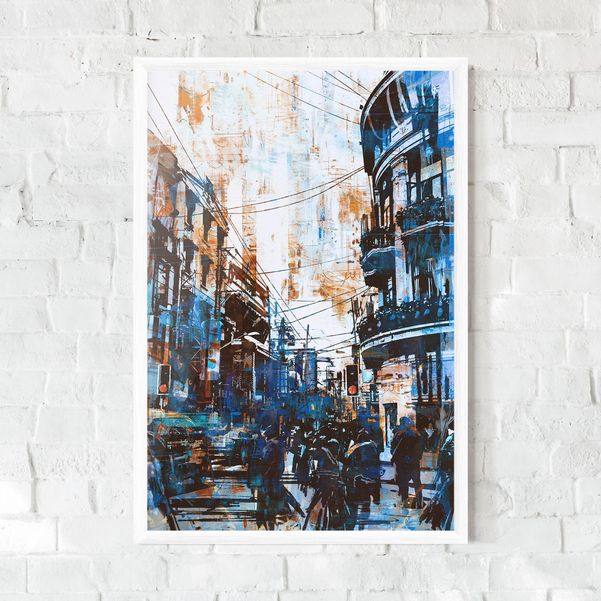 Рамкиран постер Urban Street Grunge mockup 0