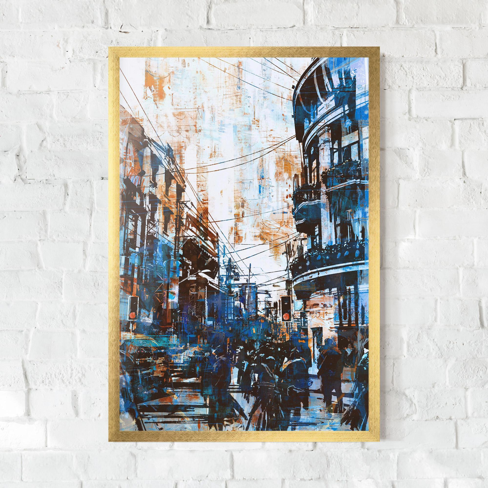 Рамкиран постер Urban Street Grunge mockup 0