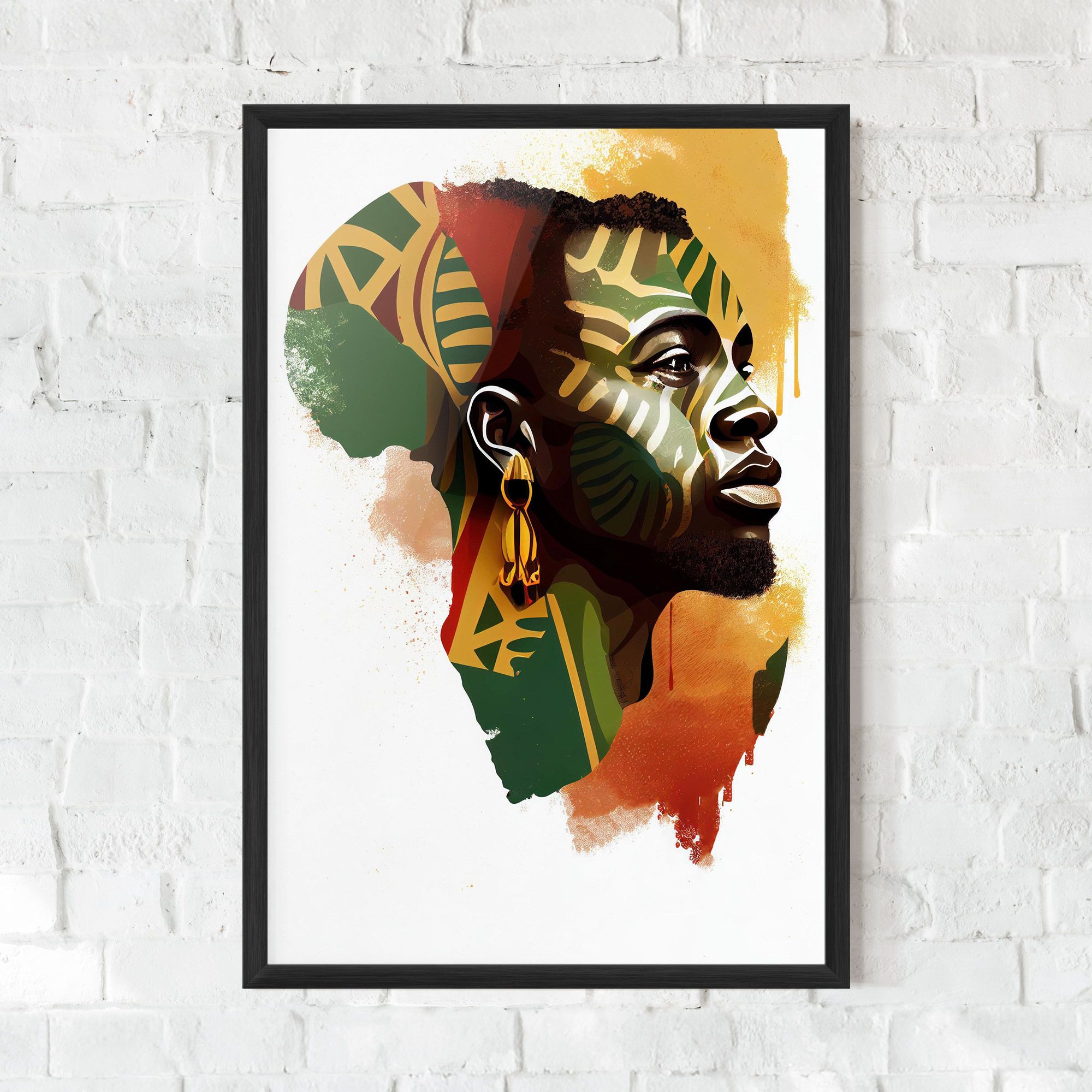African People Illustration mockup 0